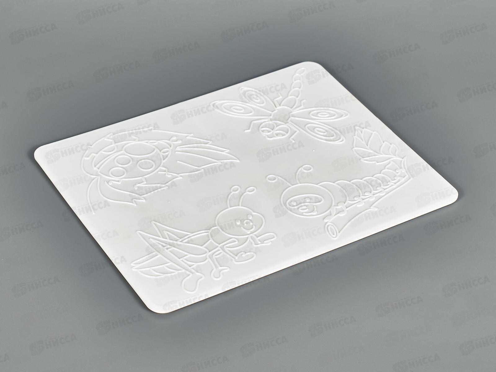 Доска для лепки ЛУЧ с рифленным трафаретом, 14с1030-08*120