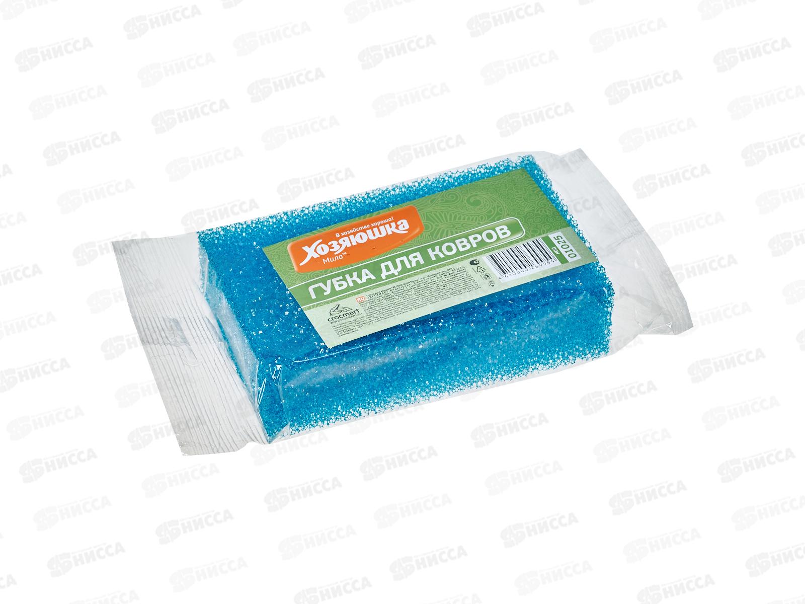 Губка для ковров  ХОЗЯЮШКА Мила 1шт *28