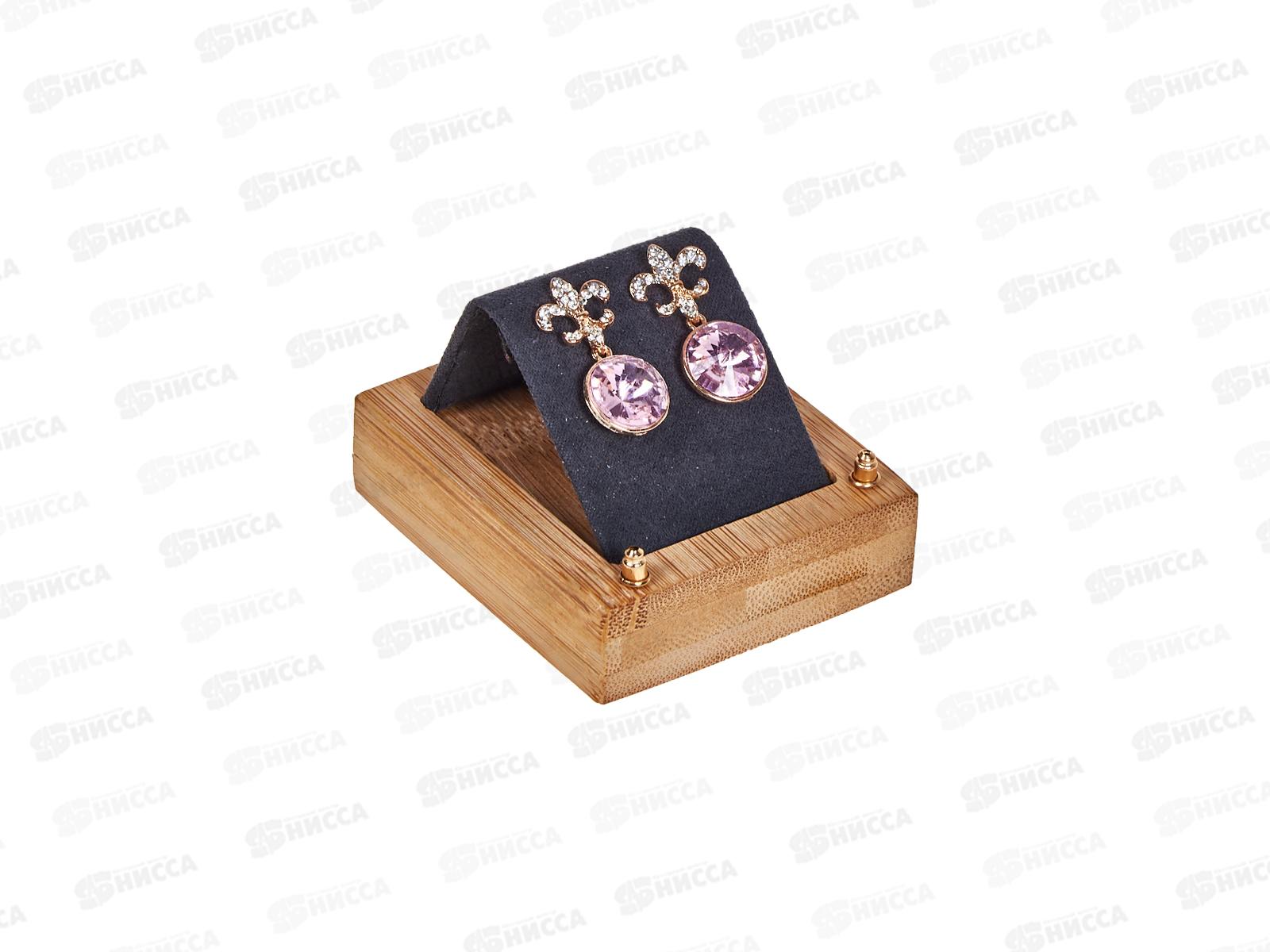 Серьги №016 герб с камнем (А-393)   Ж