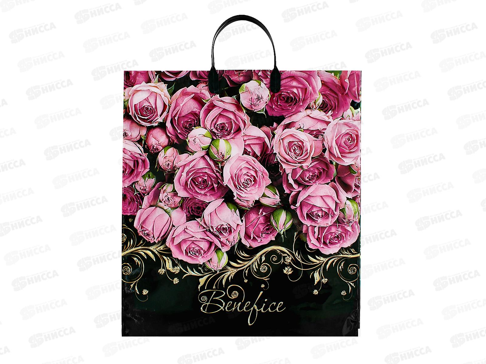 Пакет с пластиковой ручкой 40*44 Бенефис *10/100