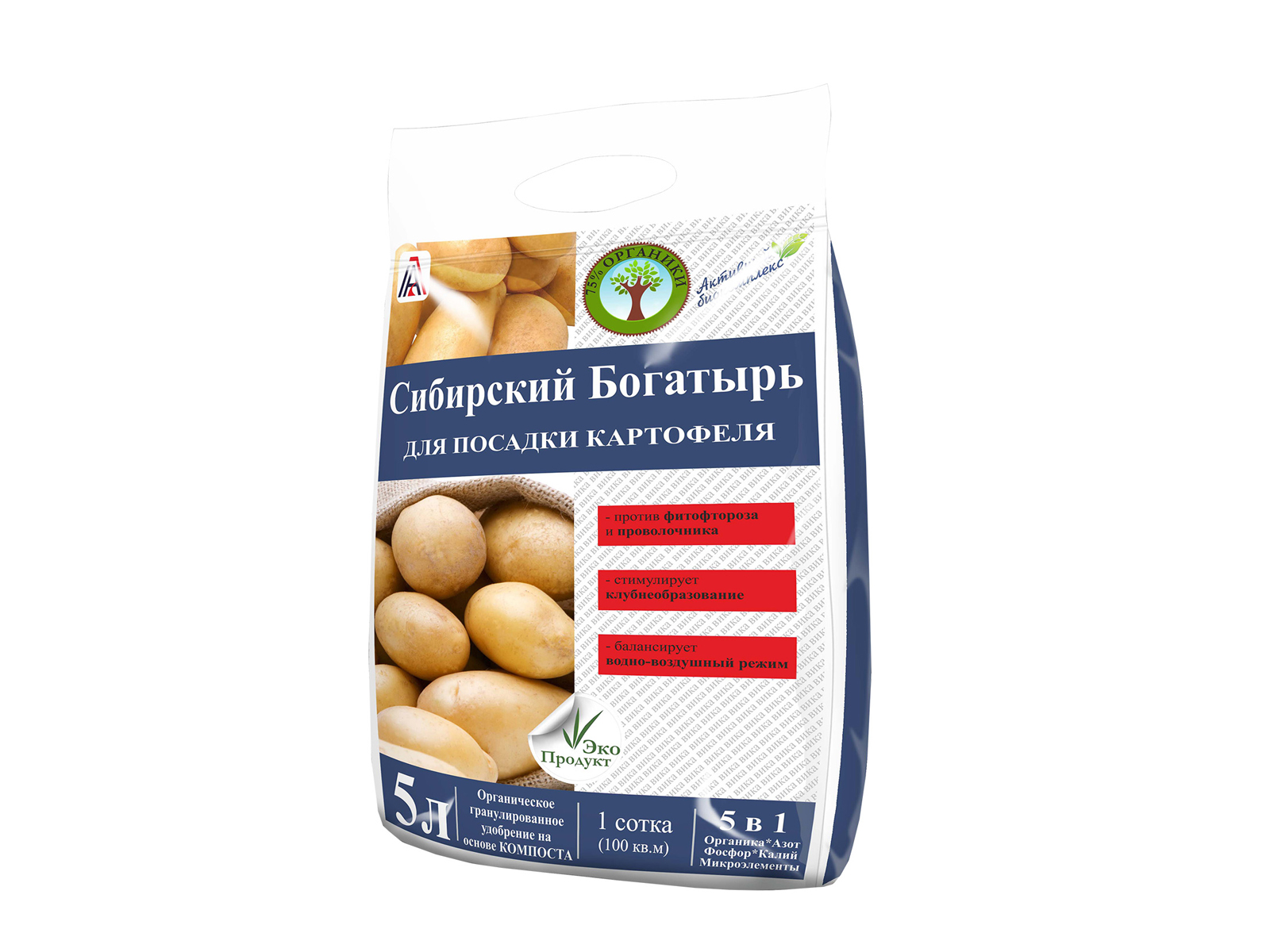 Органика &quotСибирский богатырь 5в1&quot, 5л *6 Вика