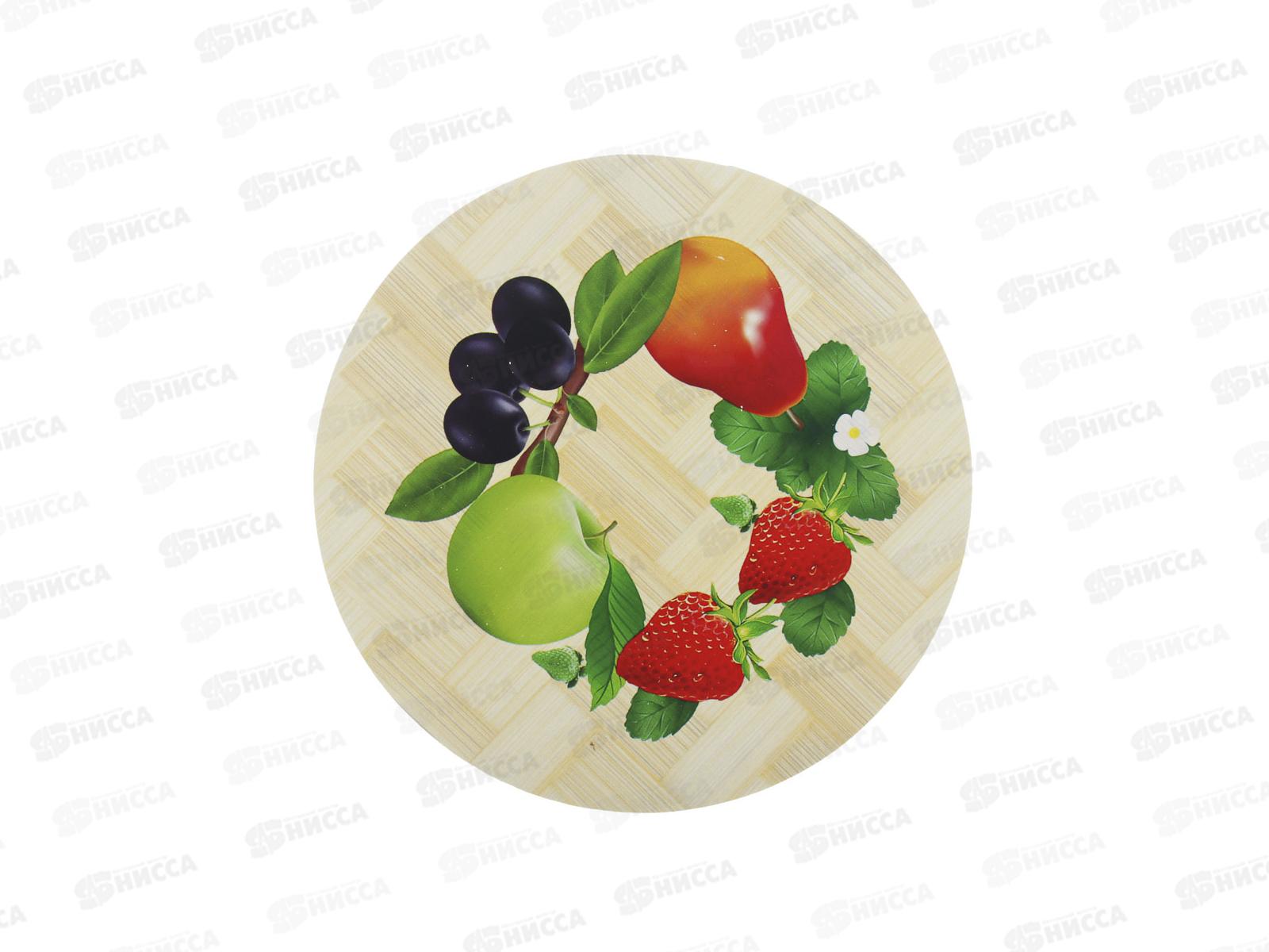 Подставка под горячее бамбуковая 14*14см LC966B  888-021 г