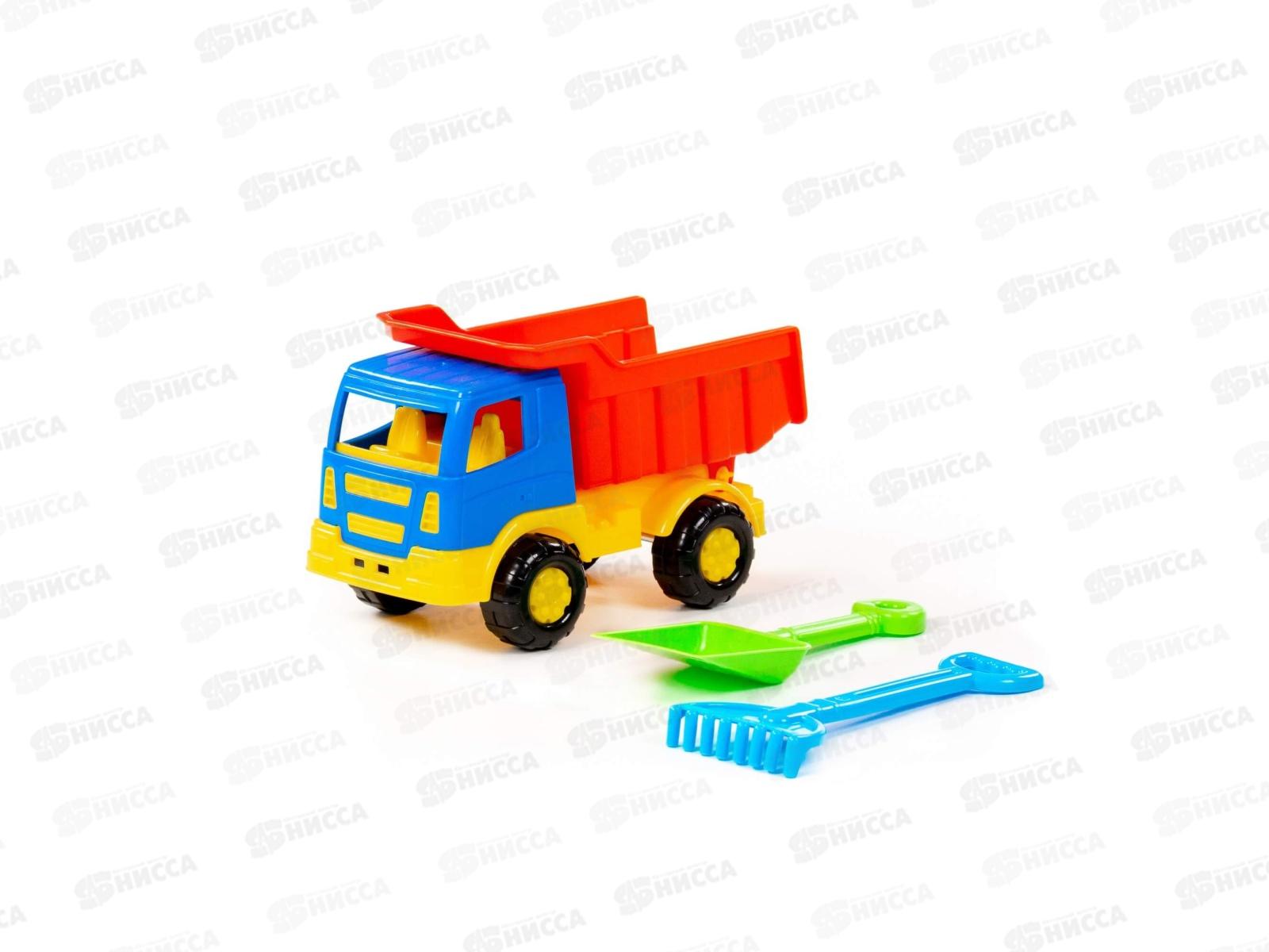 Набор №303 Самосвал &quotТема&quot+лопатка маленькая+грабельки маленькие 3307 *30