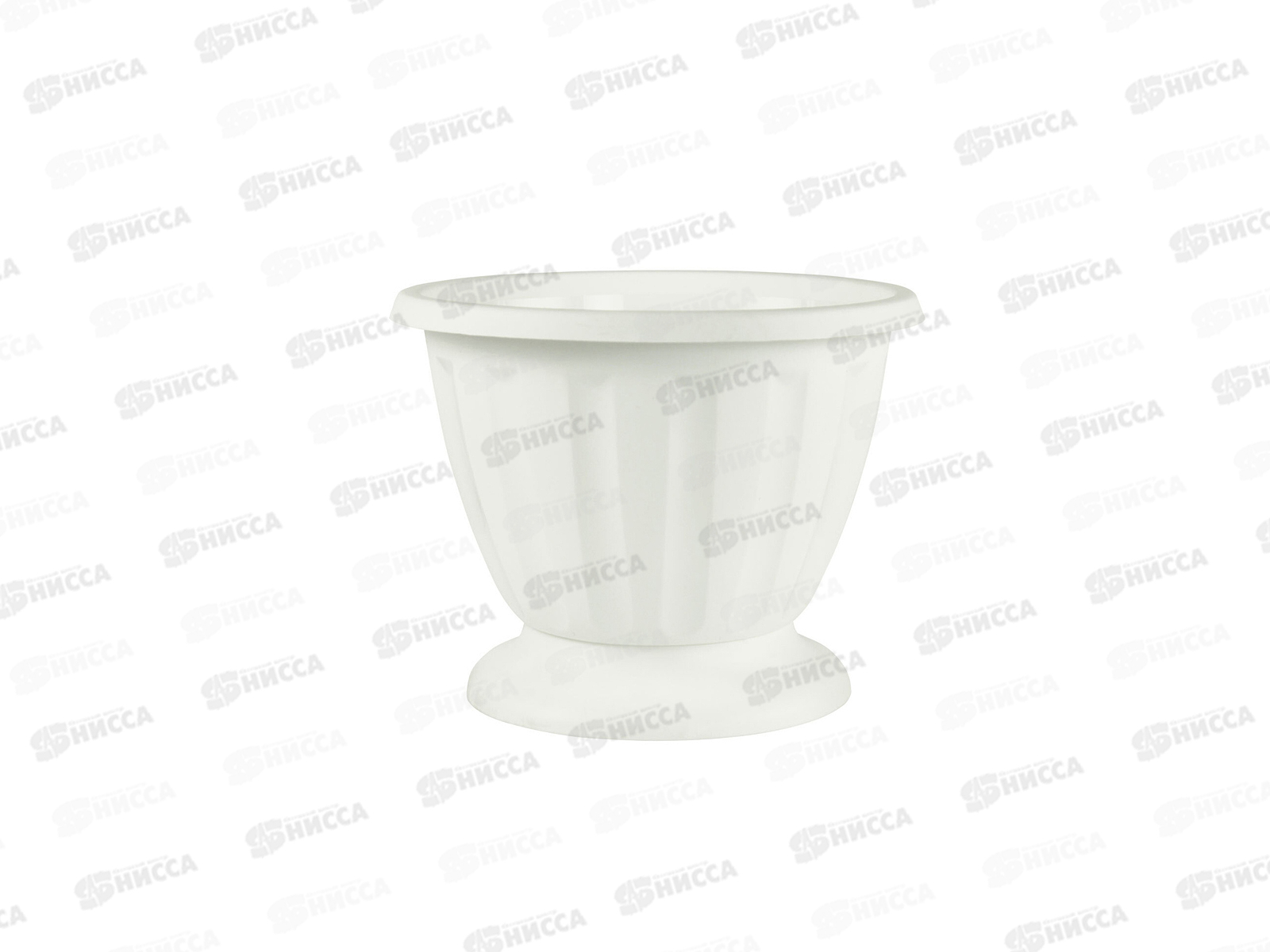 Вазон Пальмира 10л (белый) *10 М1398