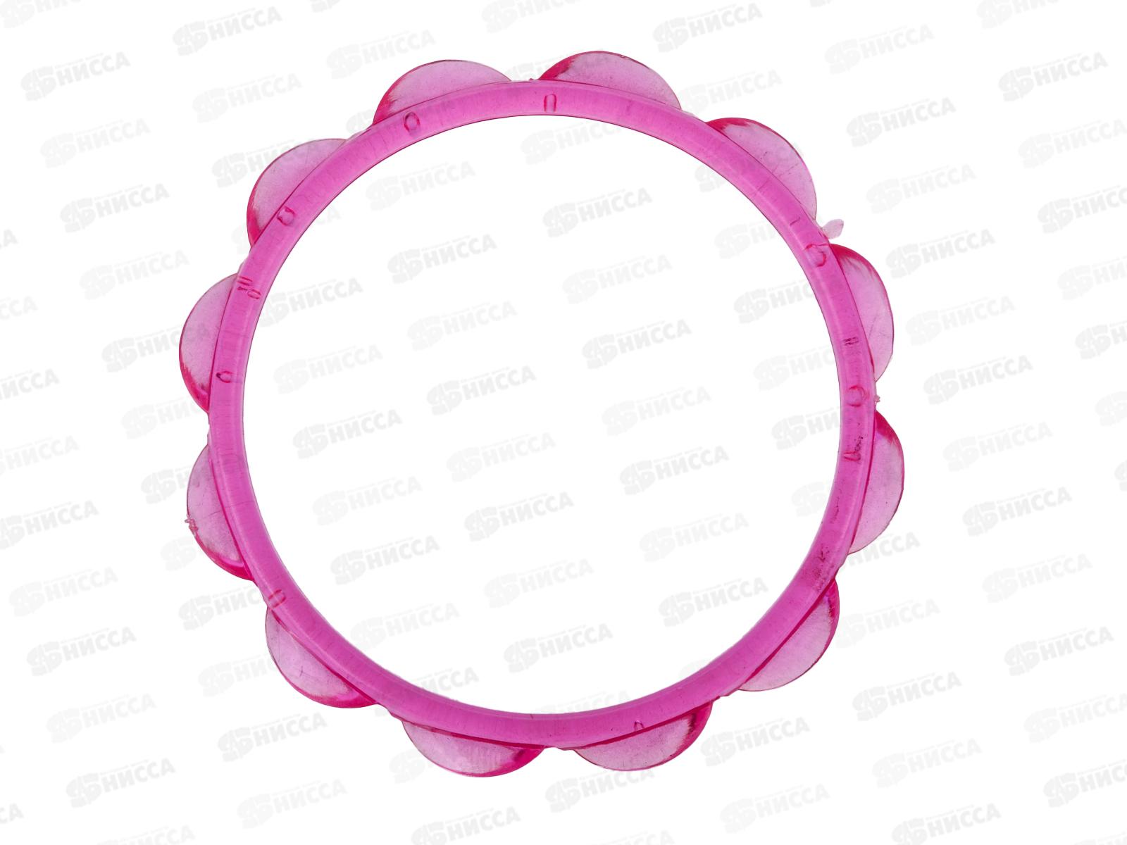 Браслет ТА039 пластиковый фигурный,прозрачный *1/12