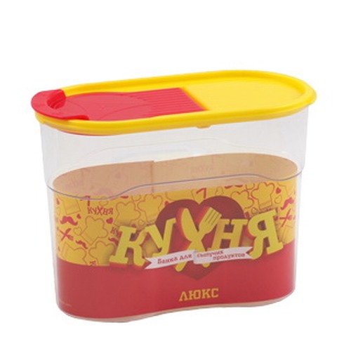 Банка &quotЛЮКС&quot 1,1л для сыпучих продуктов С64100 *20