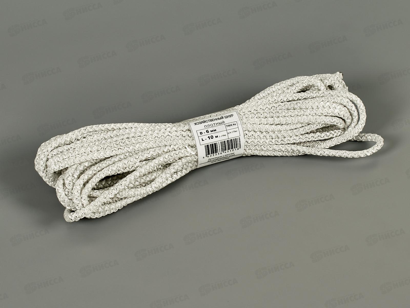 Шнур хозяйственный-плотный № 6 10м