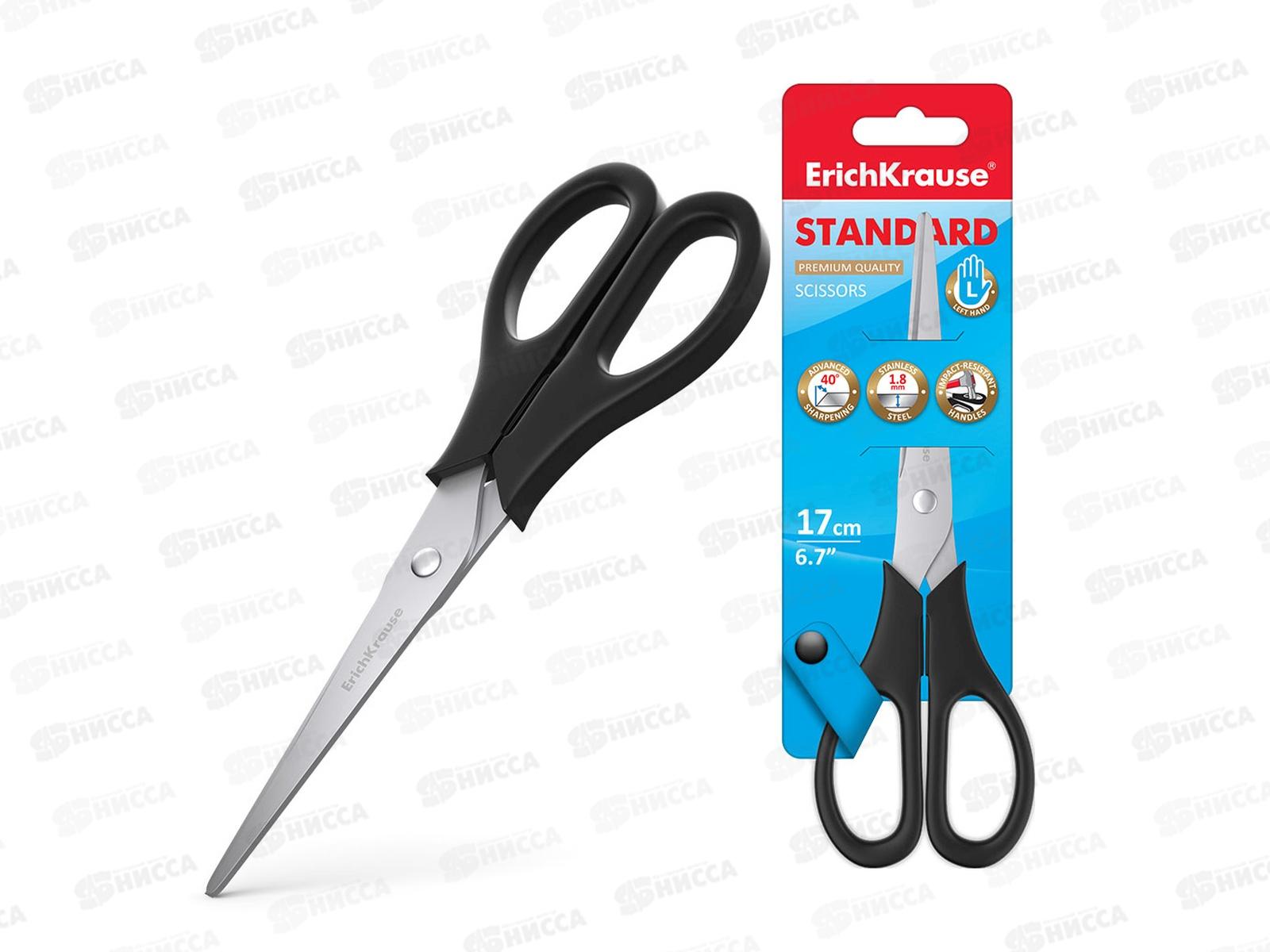 Ножницы ERICH KRAUSE 30778 170мм для левши,  *12/240