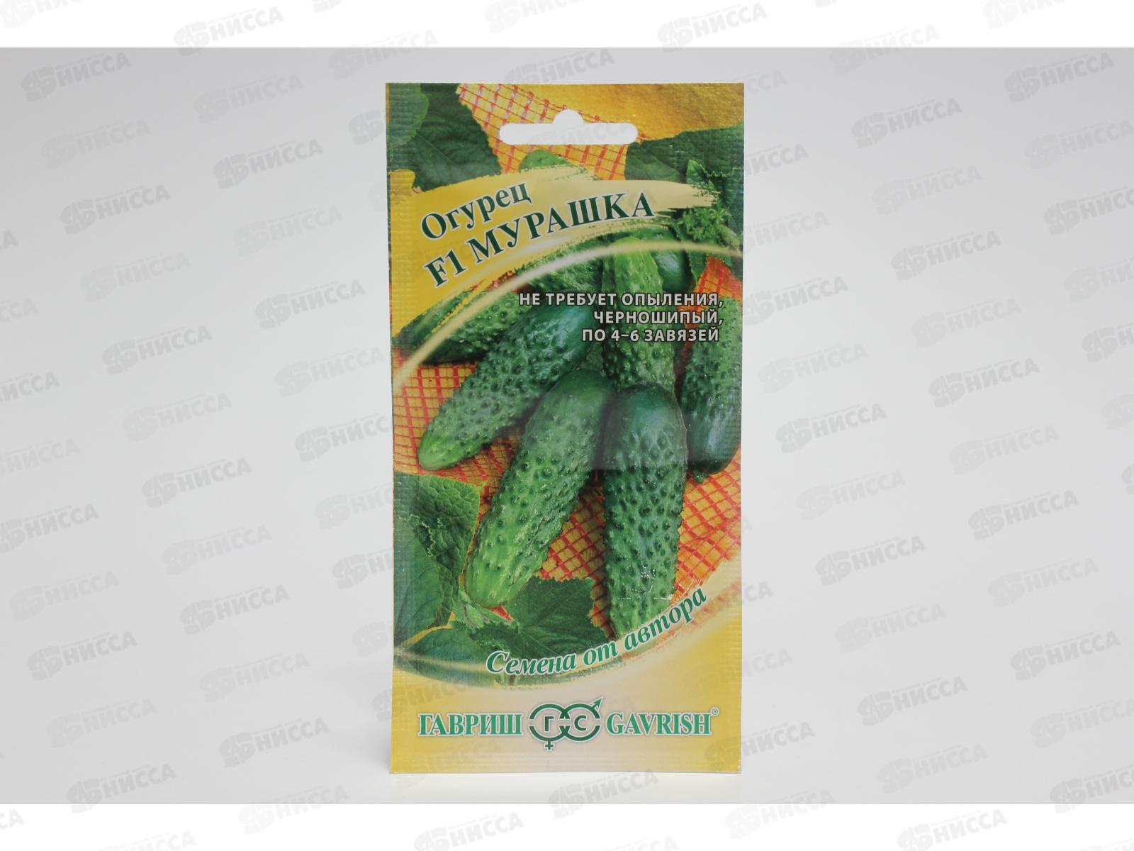 Огурец Мурашка F1 сер 10 штук  корнишон Семена от автора  *10 ГШ