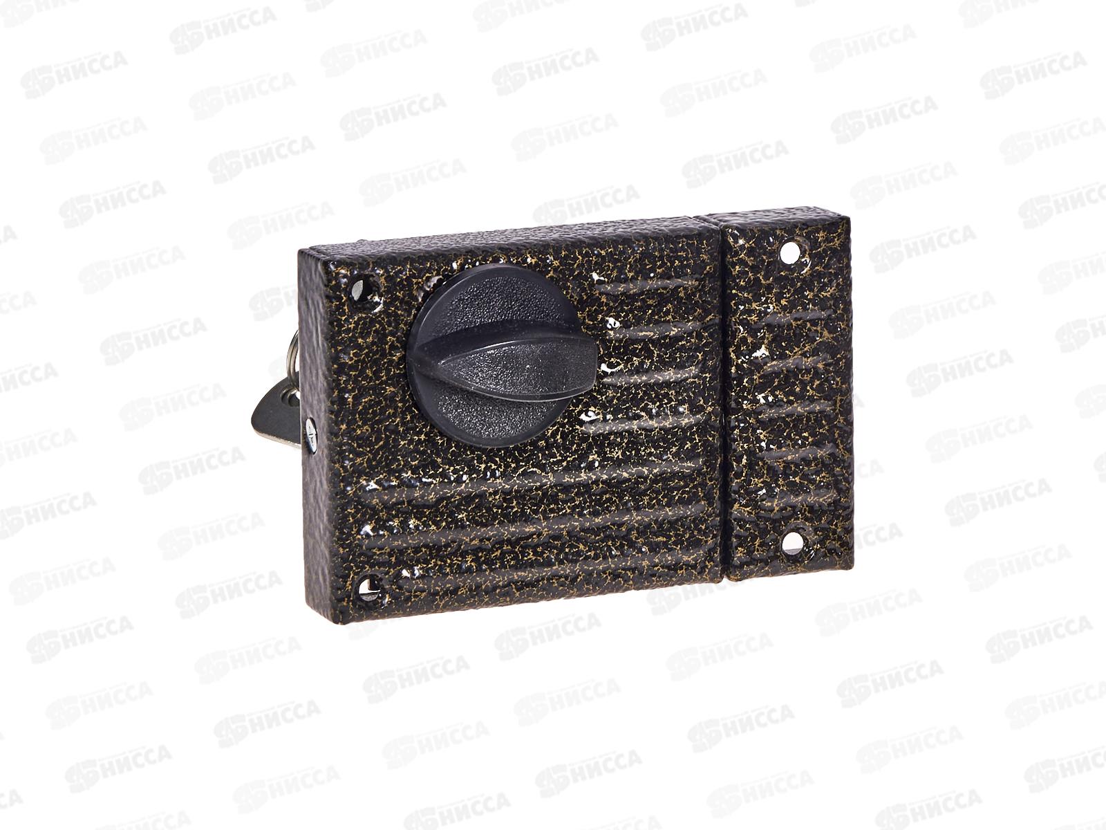 Замок накладной 3Н 1-2.1 бронза Зенит *16