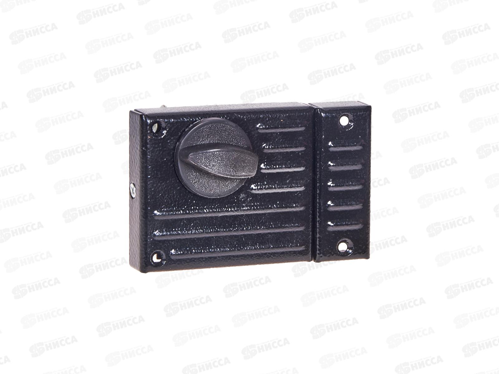 Замок накладной 3Н 1-2.1 черный Зенит *16