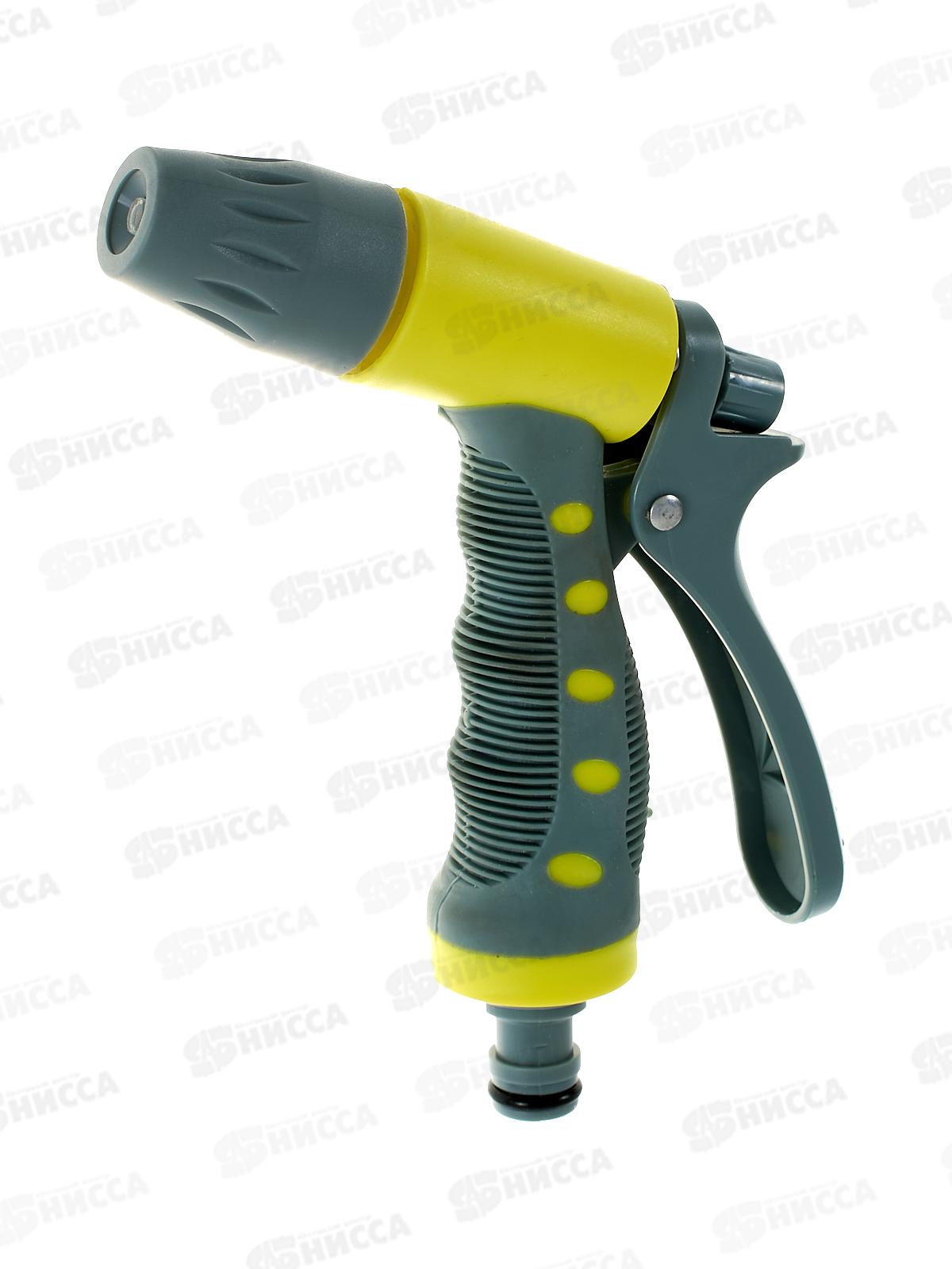 Пистолет для полива с регулятором напора воды, пластик. 160-126  г