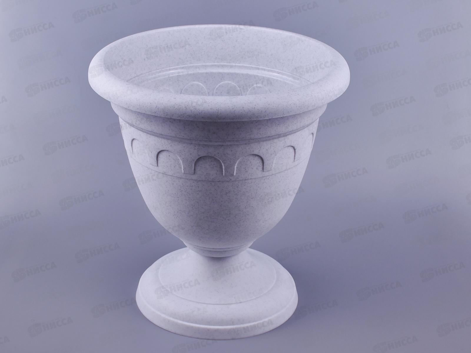 Вазон высокий  Колывань 5,6л d26см мрамор  С135М *12