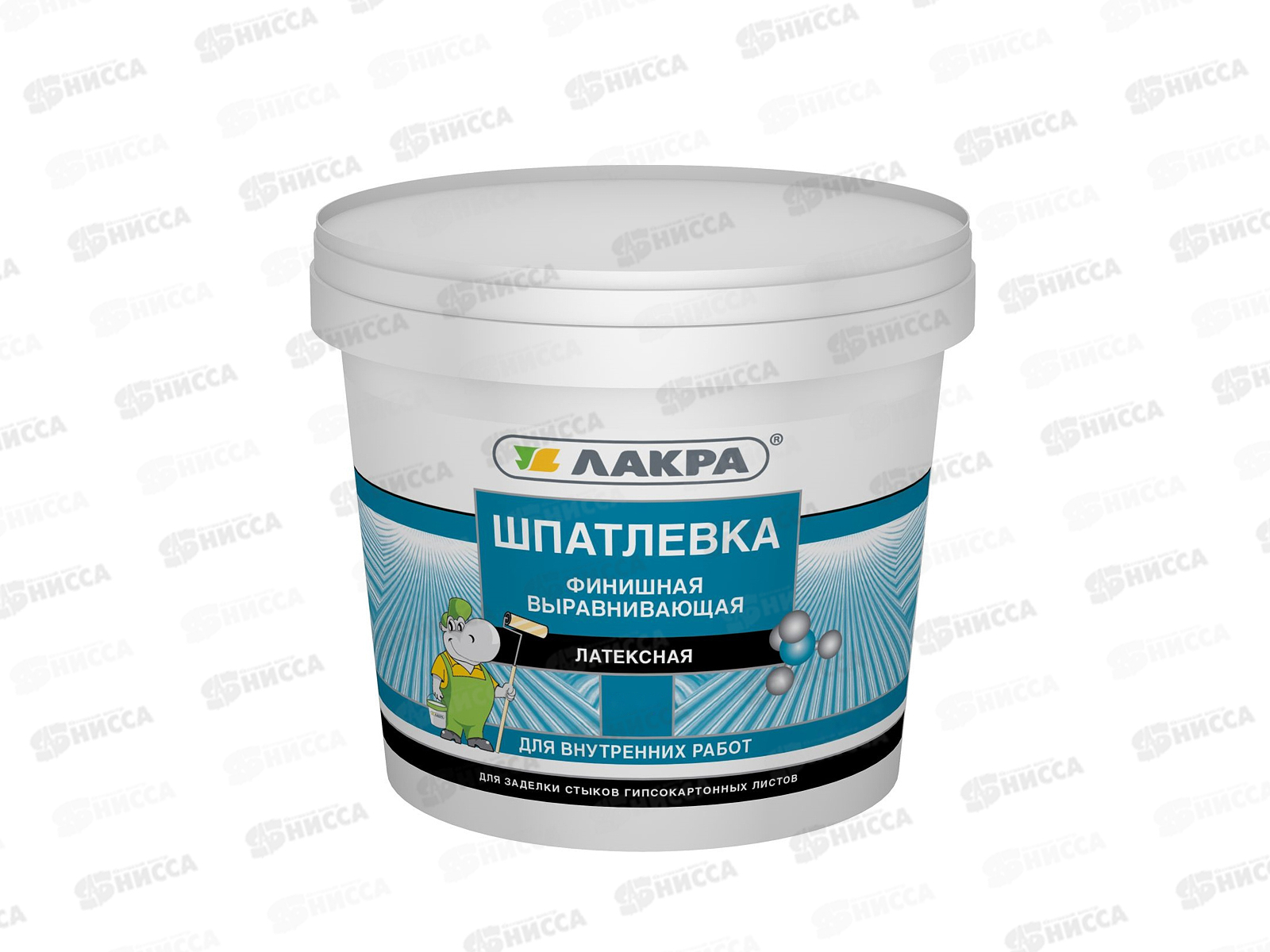 Шпатлевка латексная финишная выравнивающая Лакра для гипсокартона 3кг   *180