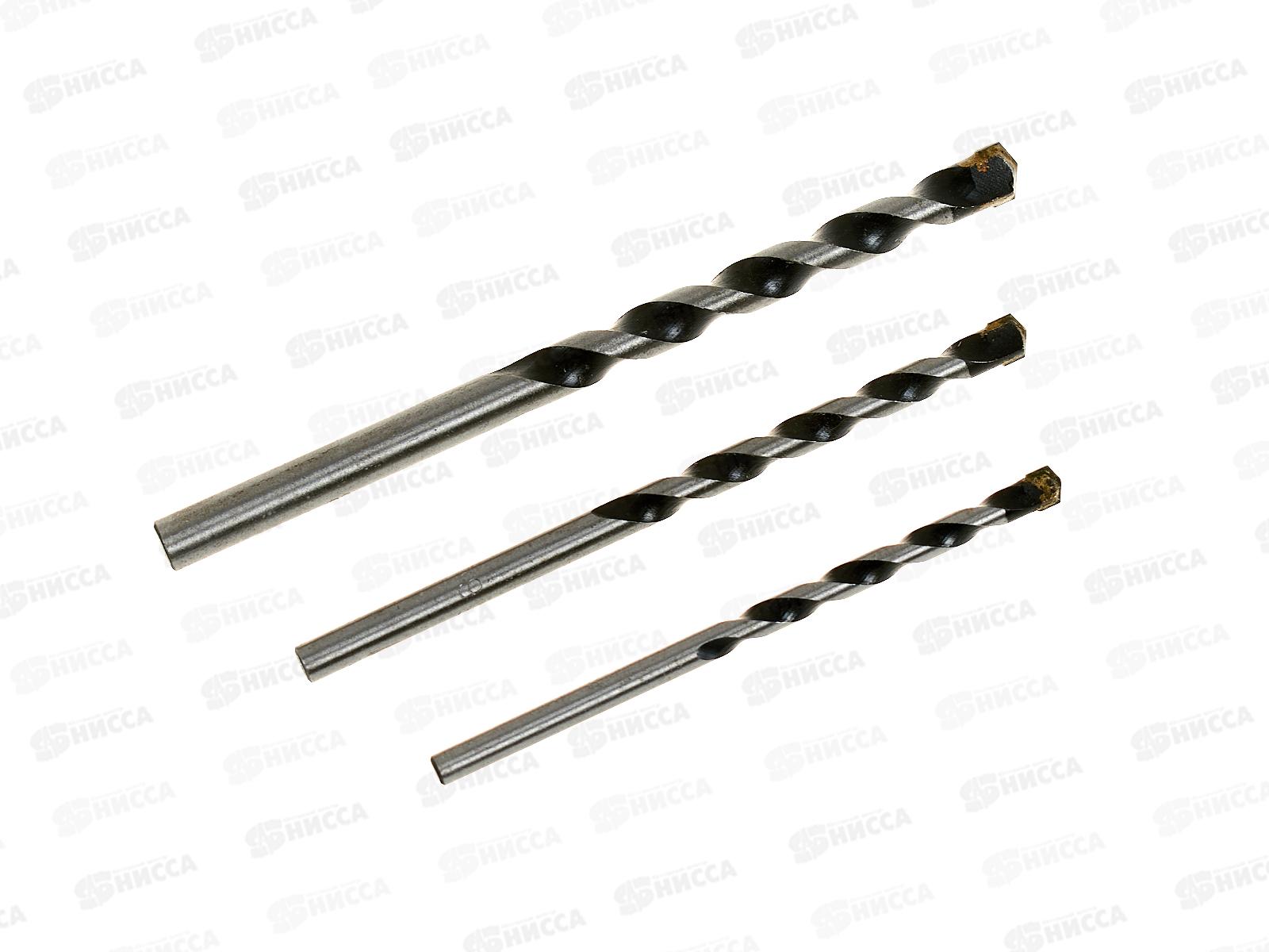 Набор сверл по бетону 3 штуки 250 Китай 2708490 Л