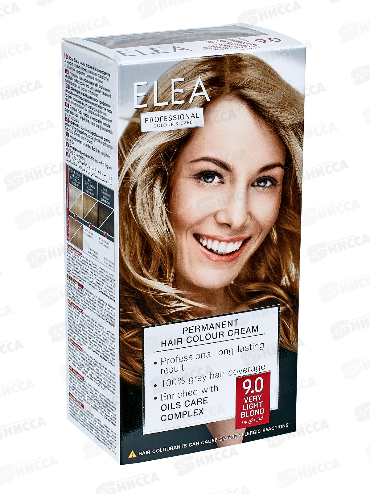 ELEA Prof.Color&Care крем-краска №9.0 блондин *20