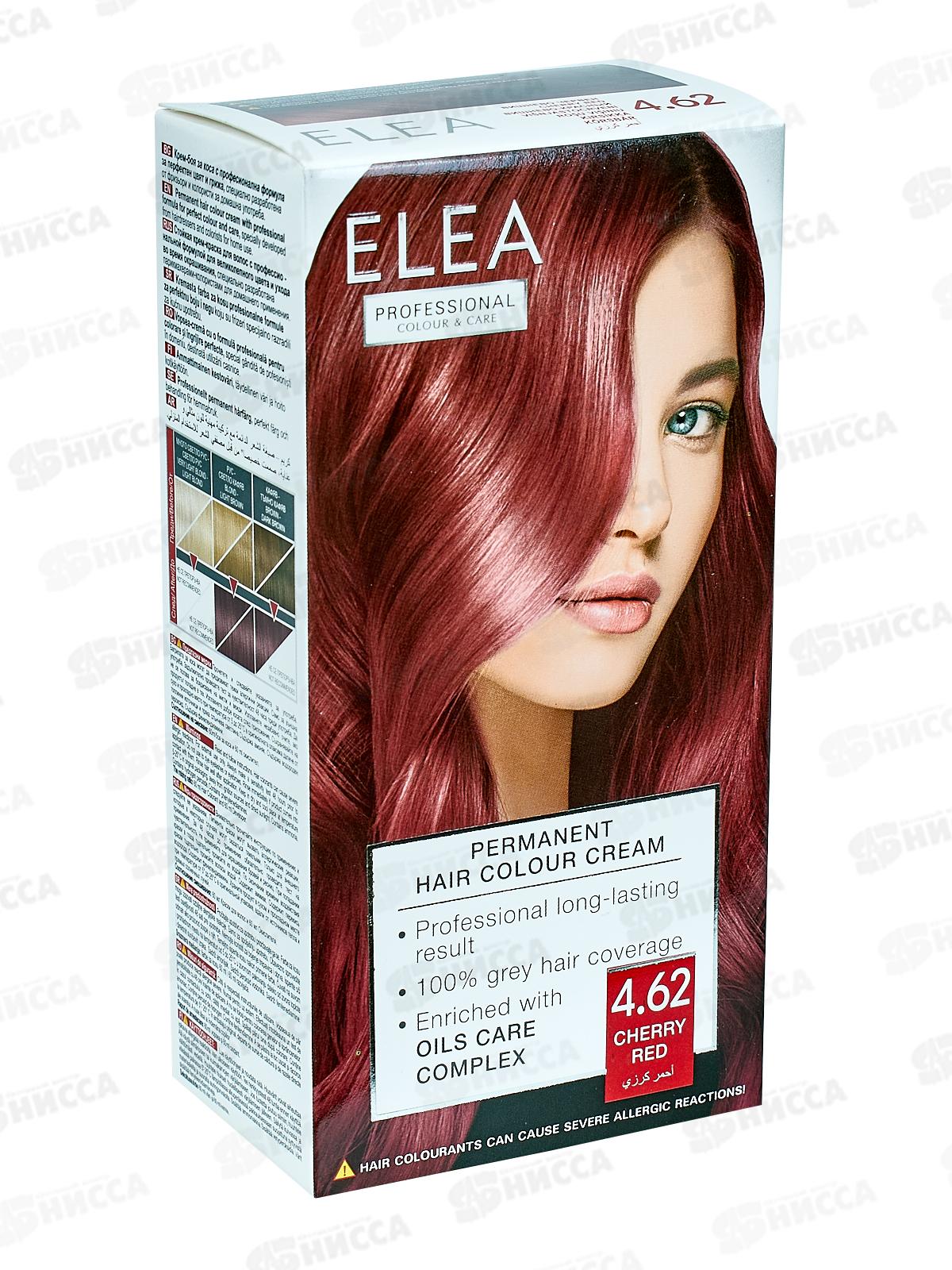 ELEA Prof.Color&Care крем-краска №4.62 вишнево-красный *20