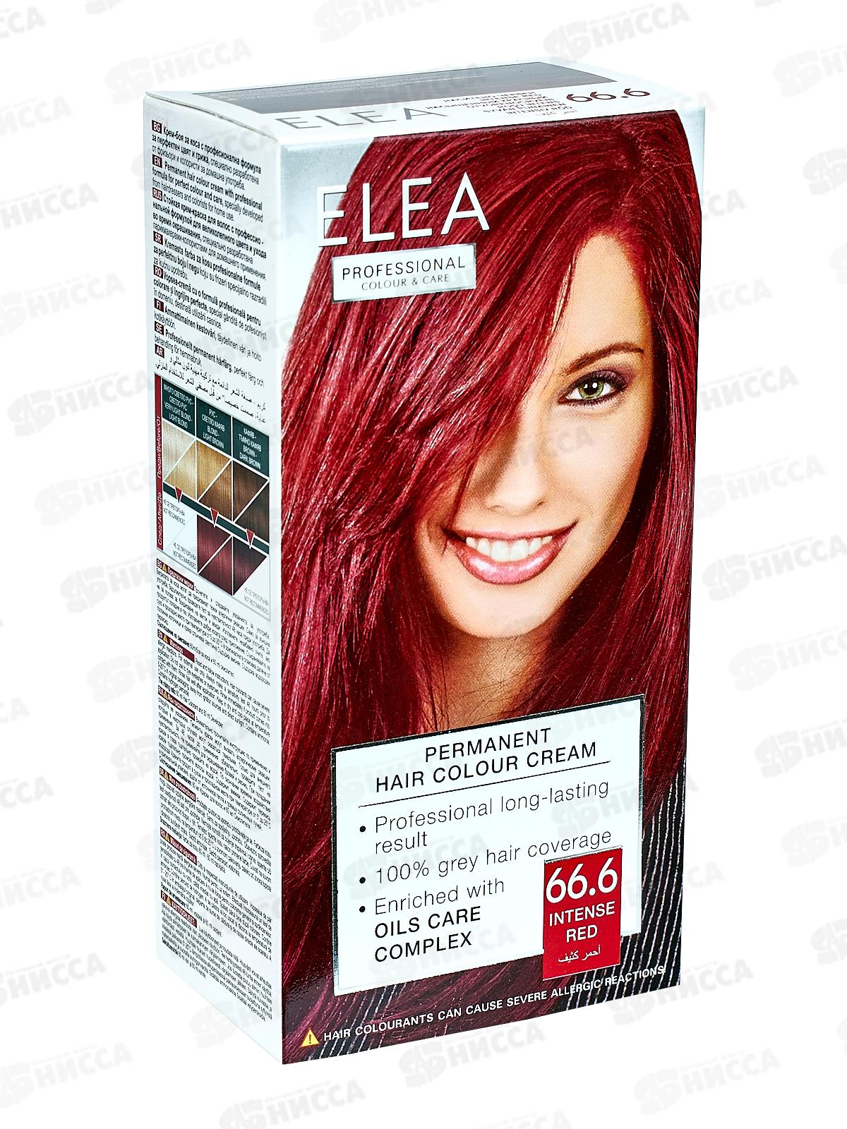 ELEA Prof.Color&Care крем-краска №66.6 насыщенный красный *20