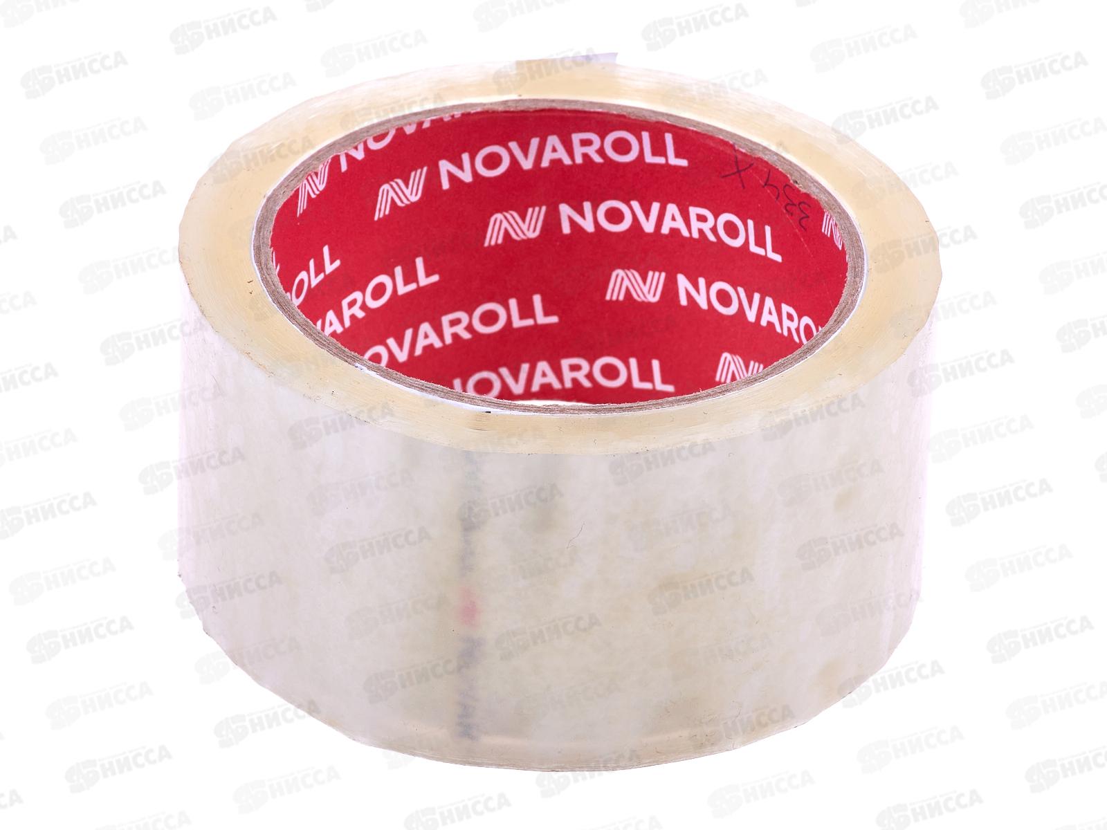 Скотч 48*66м прозрачный НОВА РОЛЛ 40мкм, 0120-334X *6/36