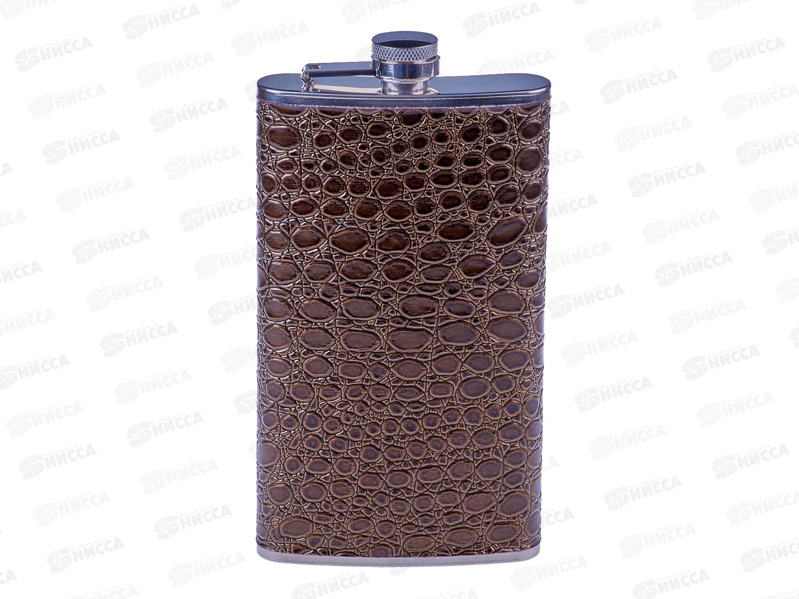 Фляжка 12 oz (021994) мет+кожа   Ж