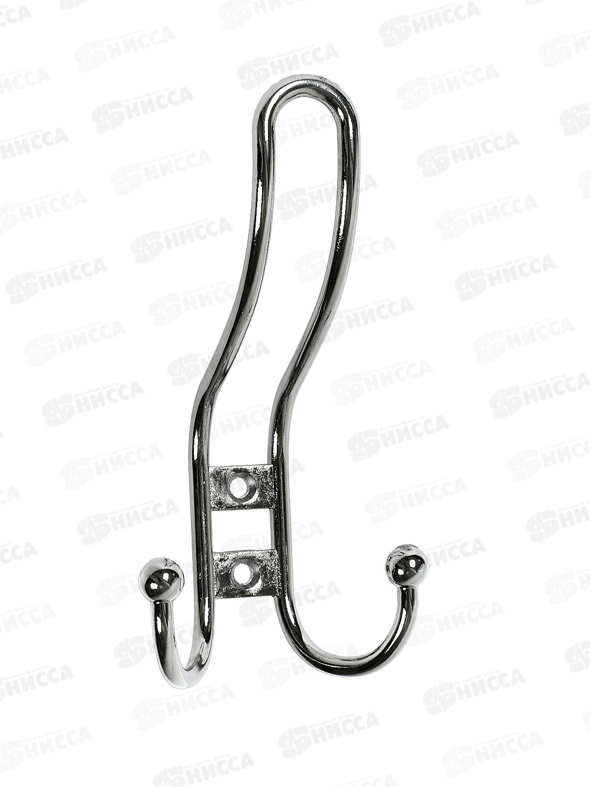 Крючок двойной 220 хром (030551)  Ж