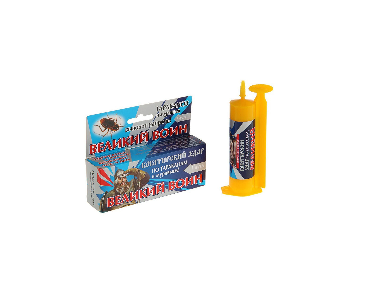 Великий Воин гель от тараканов и муравьев 45г/60