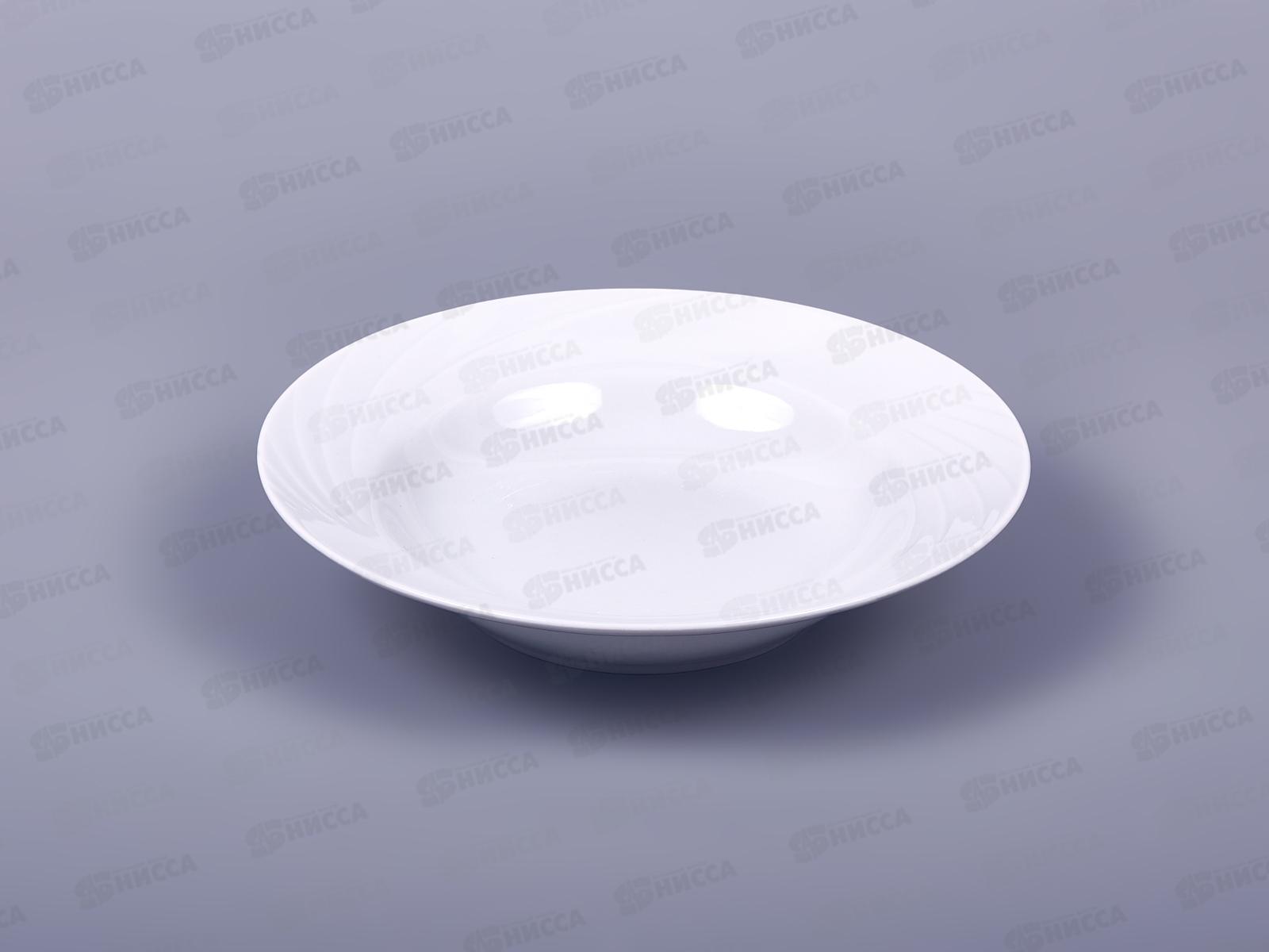 Тарелка глубокая 200мм фарфор Голубка Белье 0С0584 *20