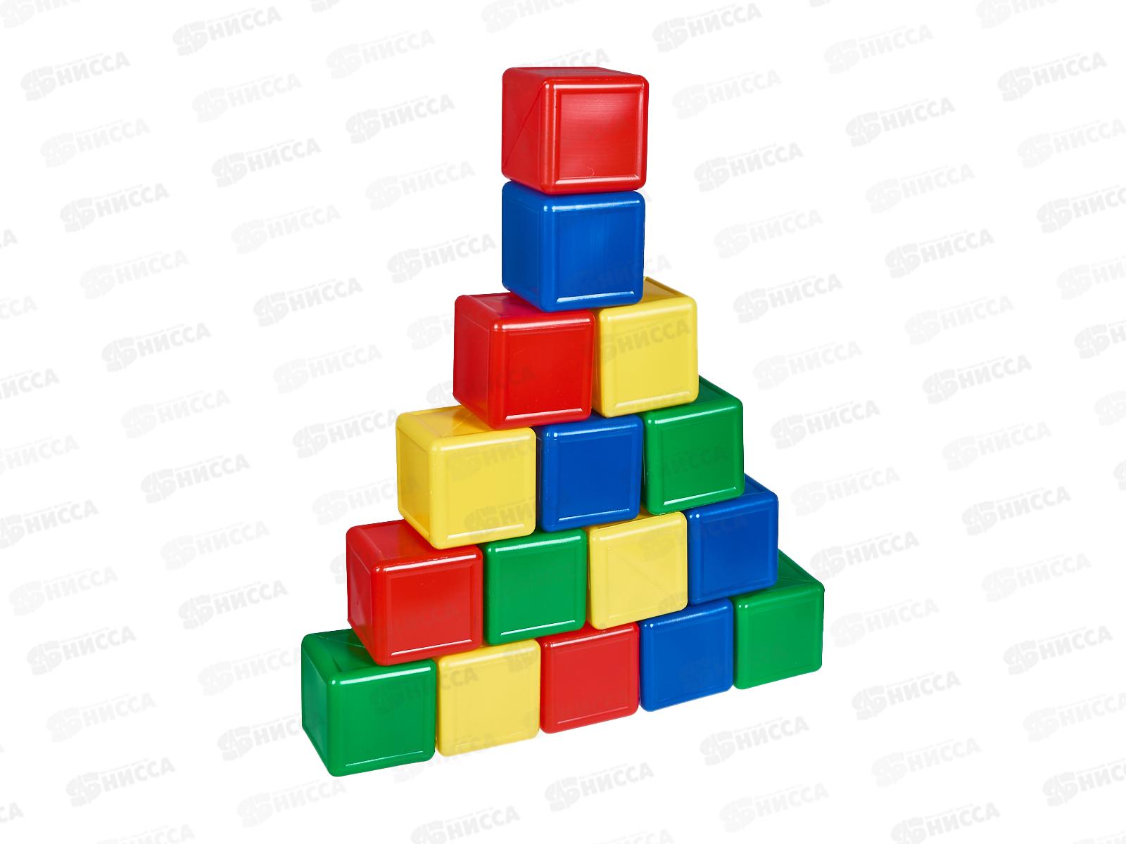 Кубики цветные 16шт, 0330 *10