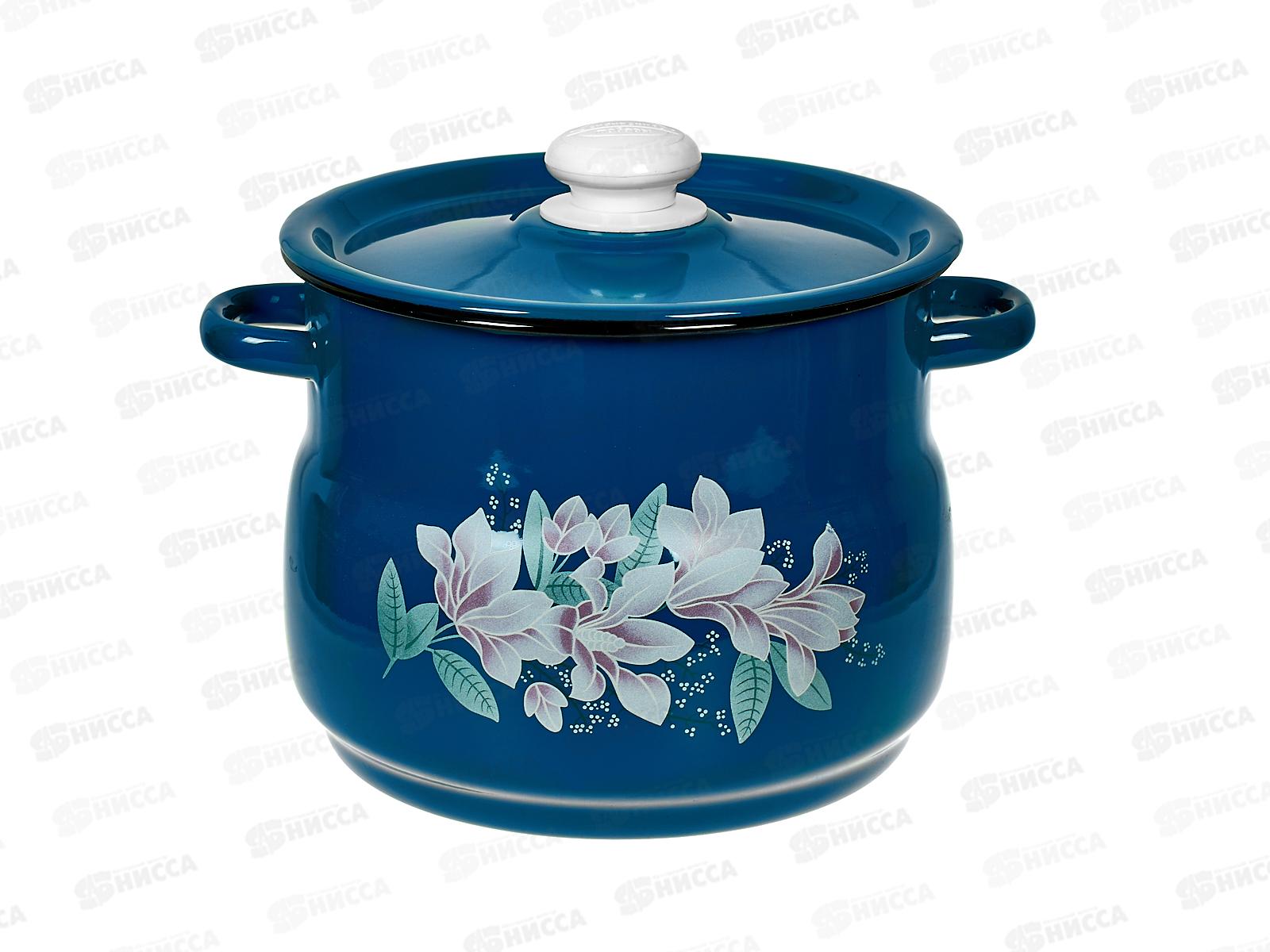 Кастрюля 5,5л сферическая васильковая С1917.34 *4