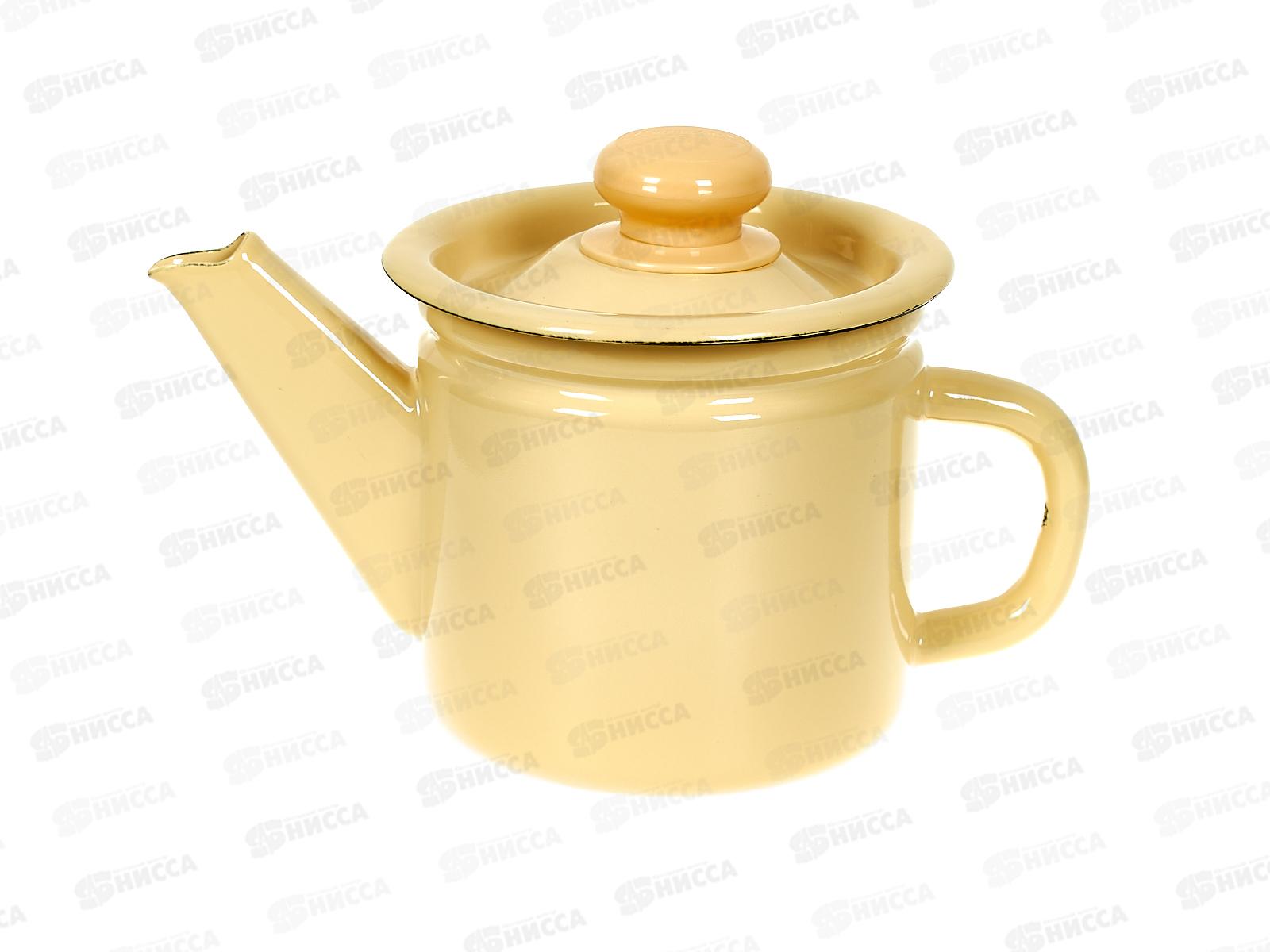 Чайник заварочный 1л палевый с пластмассовой кнопкой С42707.3П *8