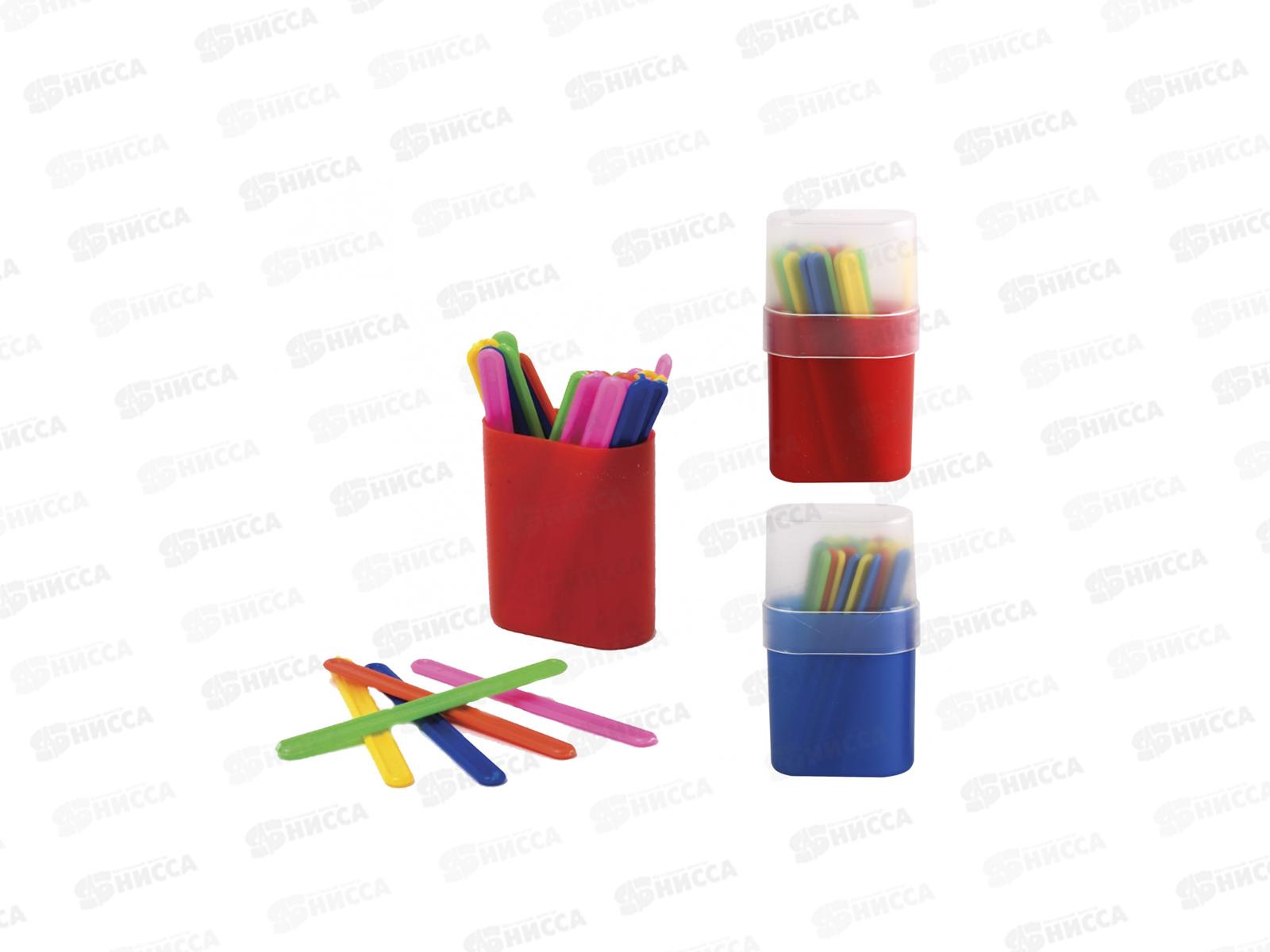 Счетные палочки ПЧЕЛКА пластиковый стакан, 30шт, СПК-30 *55