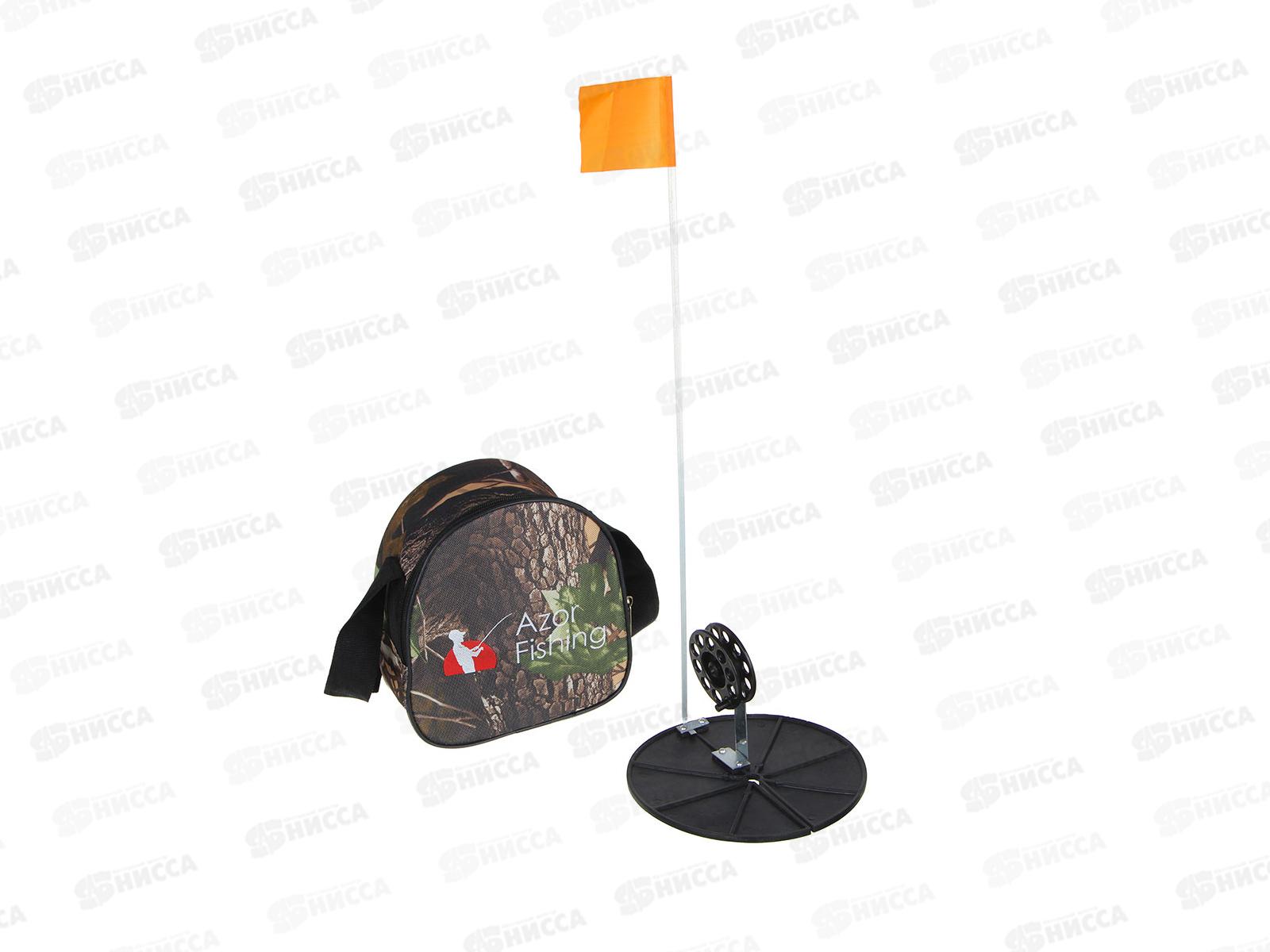 Набор для зимней рыбалки 10 компонентов (жерлица, катушка, флажок, в сумке) 126-007 г