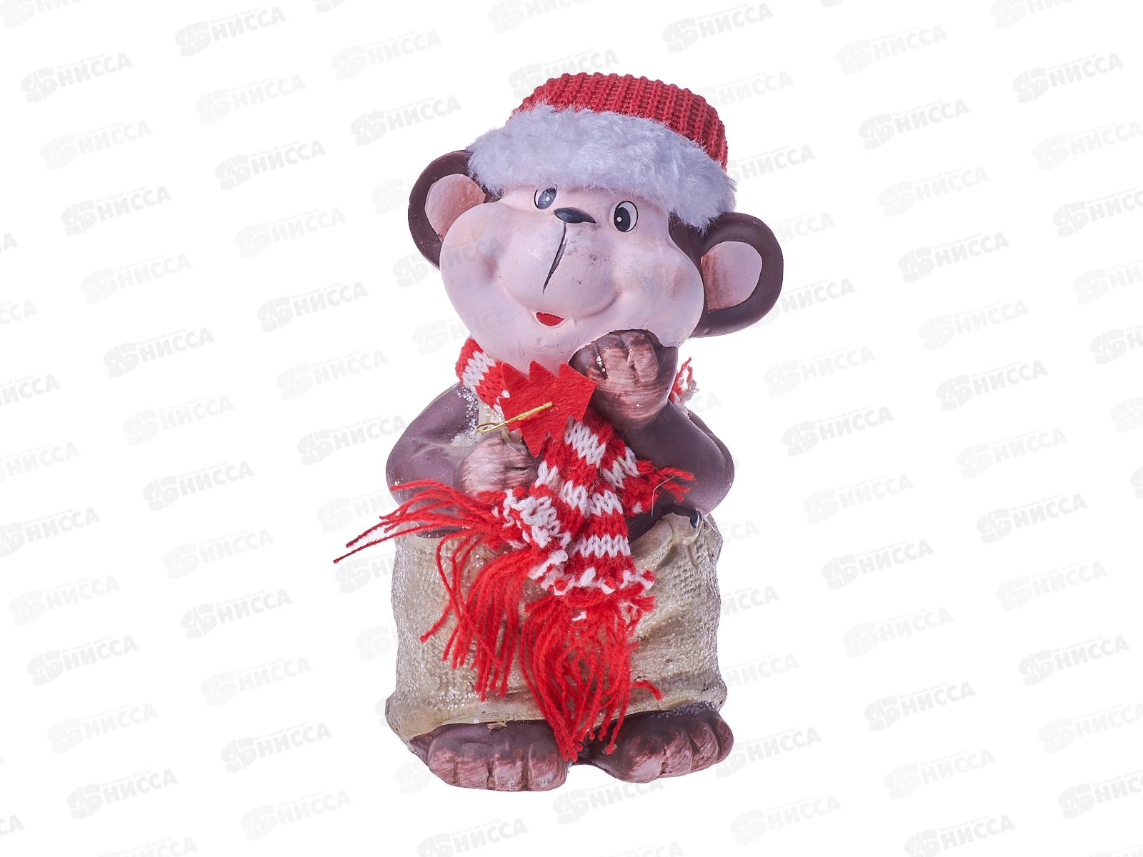 Сувенир Обезьянка в колпаке DC0714B004-17 2 вида, 9х8х17      АТМ