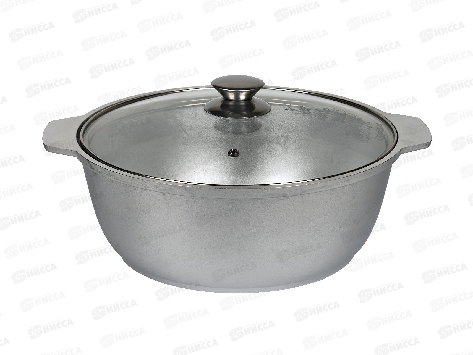 Кастрюля-жаровня 4л стеклянная крышка ж42 *3