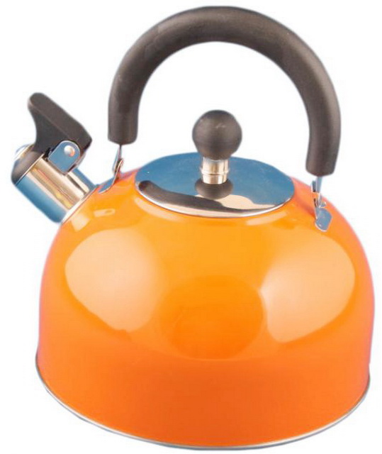 Чайник 2,5л КУХНЯ оранжевый КТ-105О *12