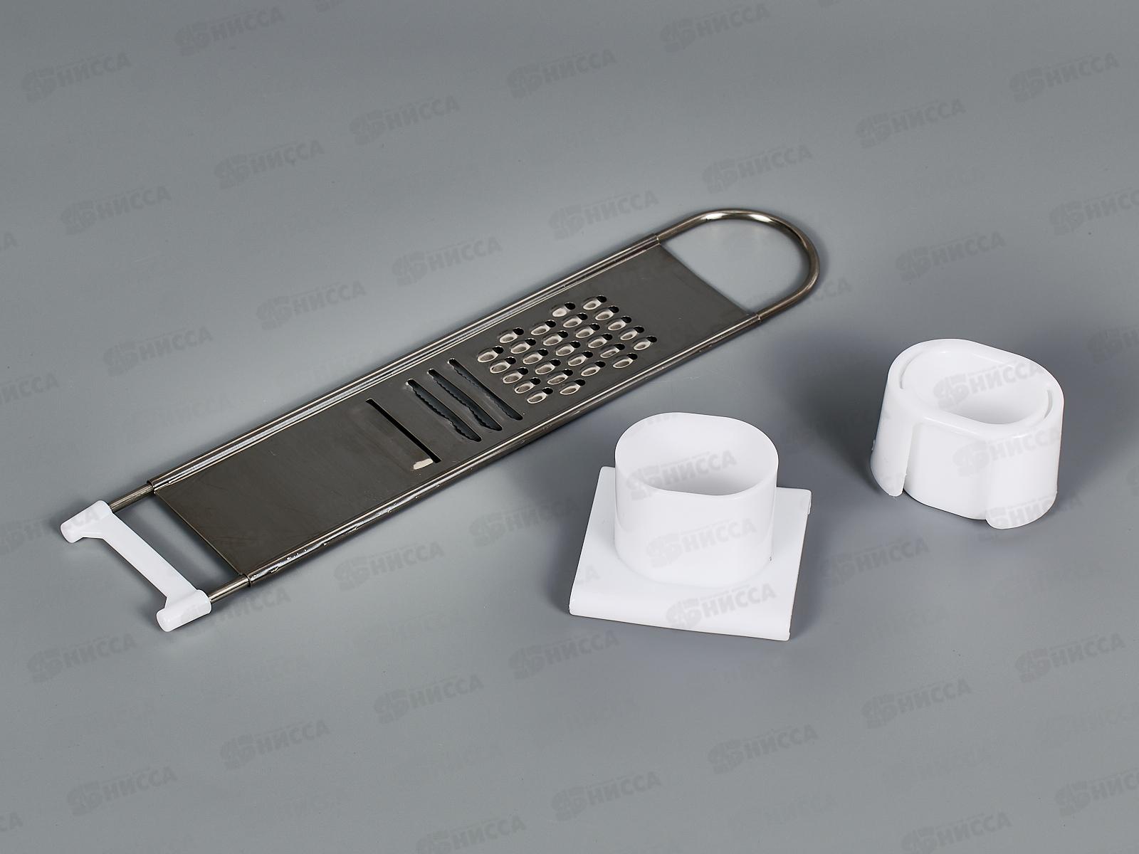 Терка для корейской моркови ABL827 металлическая+пластиковая  (37315)  Ж