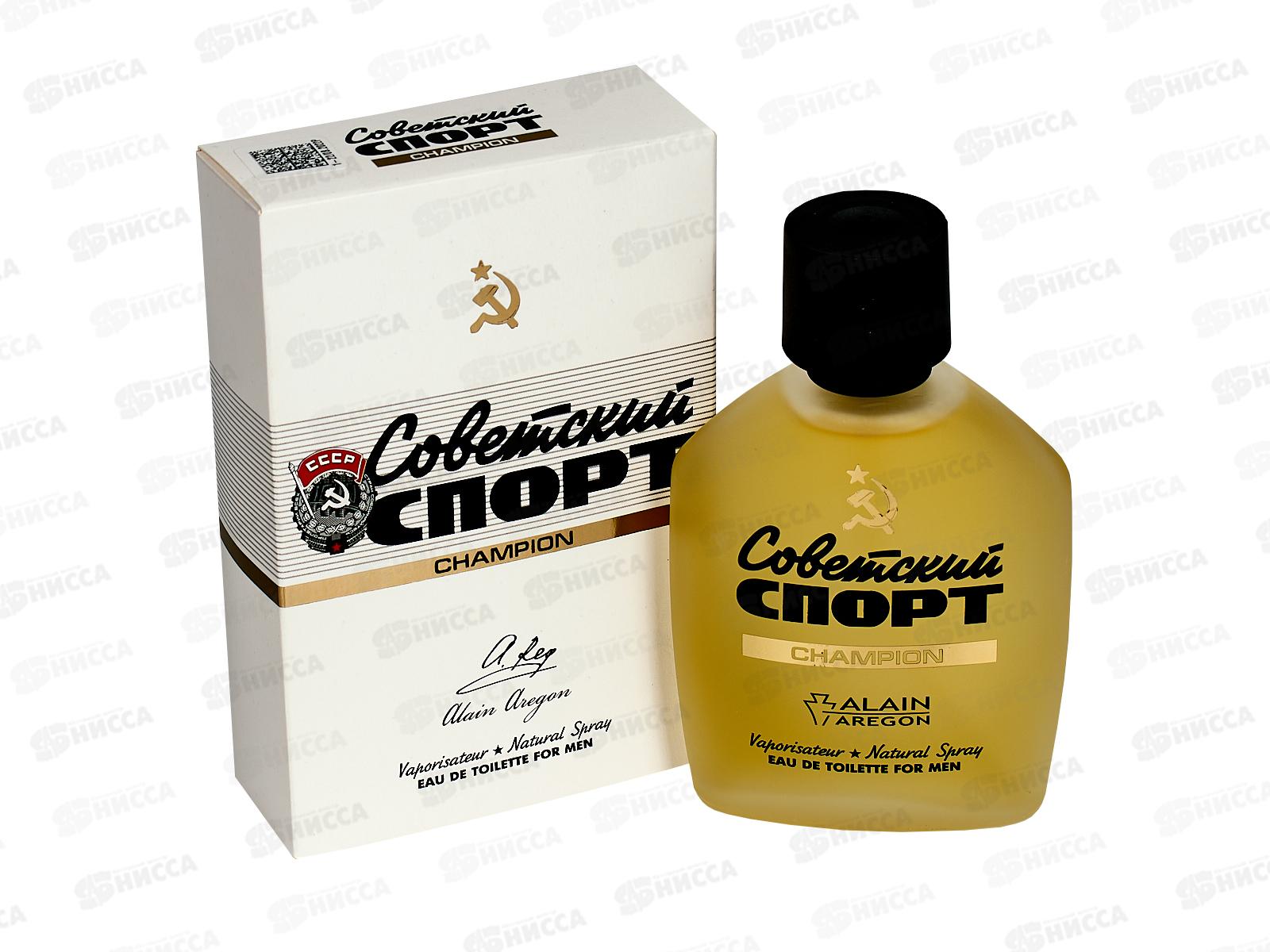 AAM 100мл Советский спорт Champion, туалетная вода муж *15 М