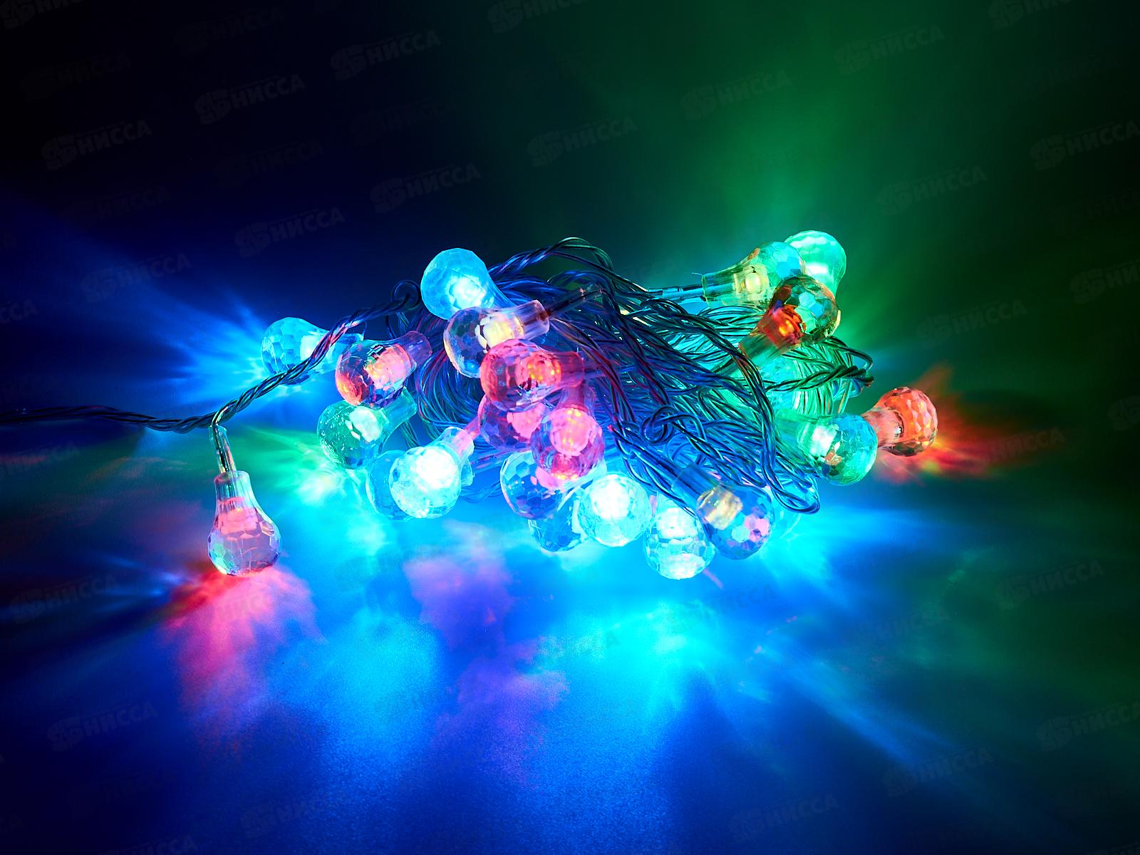 Гирлянда 4,5м &quotАлмаз&quot LED28 240v,  ?17мм, цв.мульти   AL-3723 *150