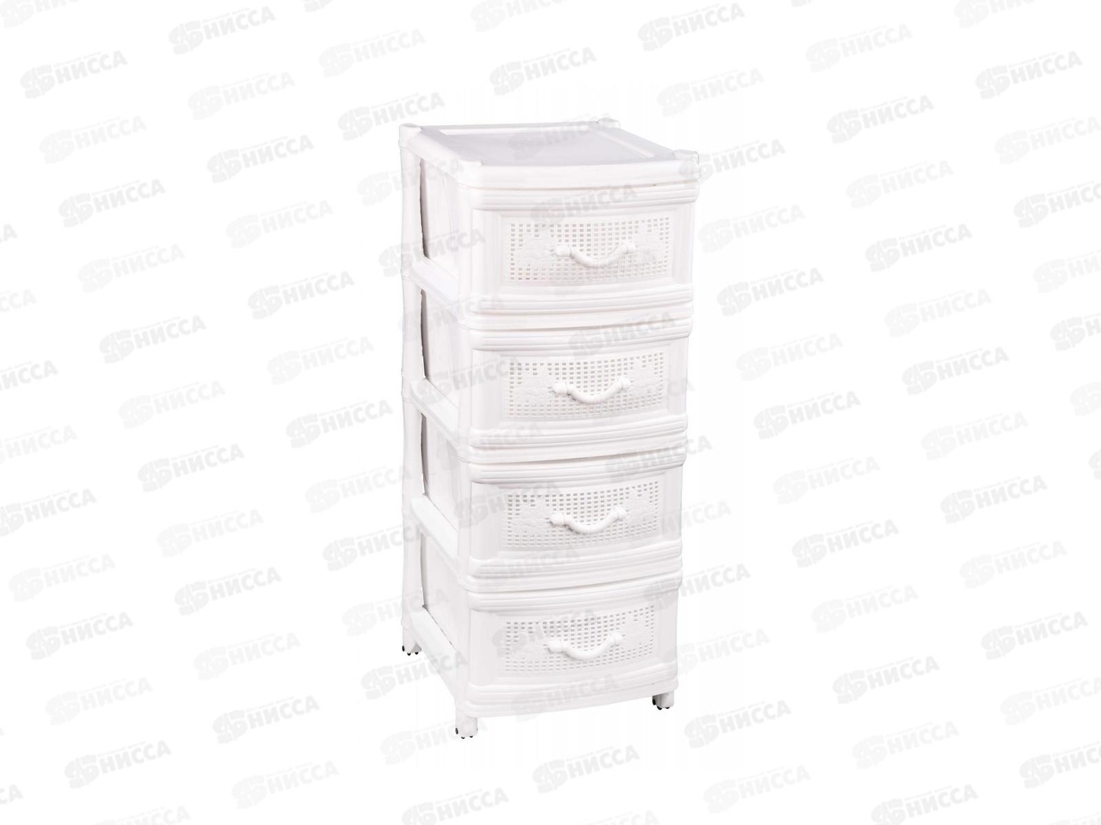 Комод 4-х секционный белый  М5507 *1