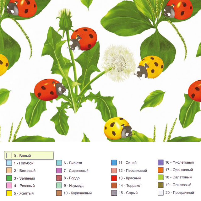 Клеенка на тканевой  основе Колорит Арт. 443-0 25м