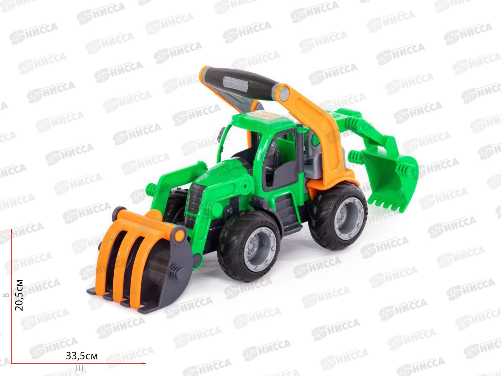 Трактор &quotГрипТрак&quot погрузчик с ковшом 48394 в сеточке *4
