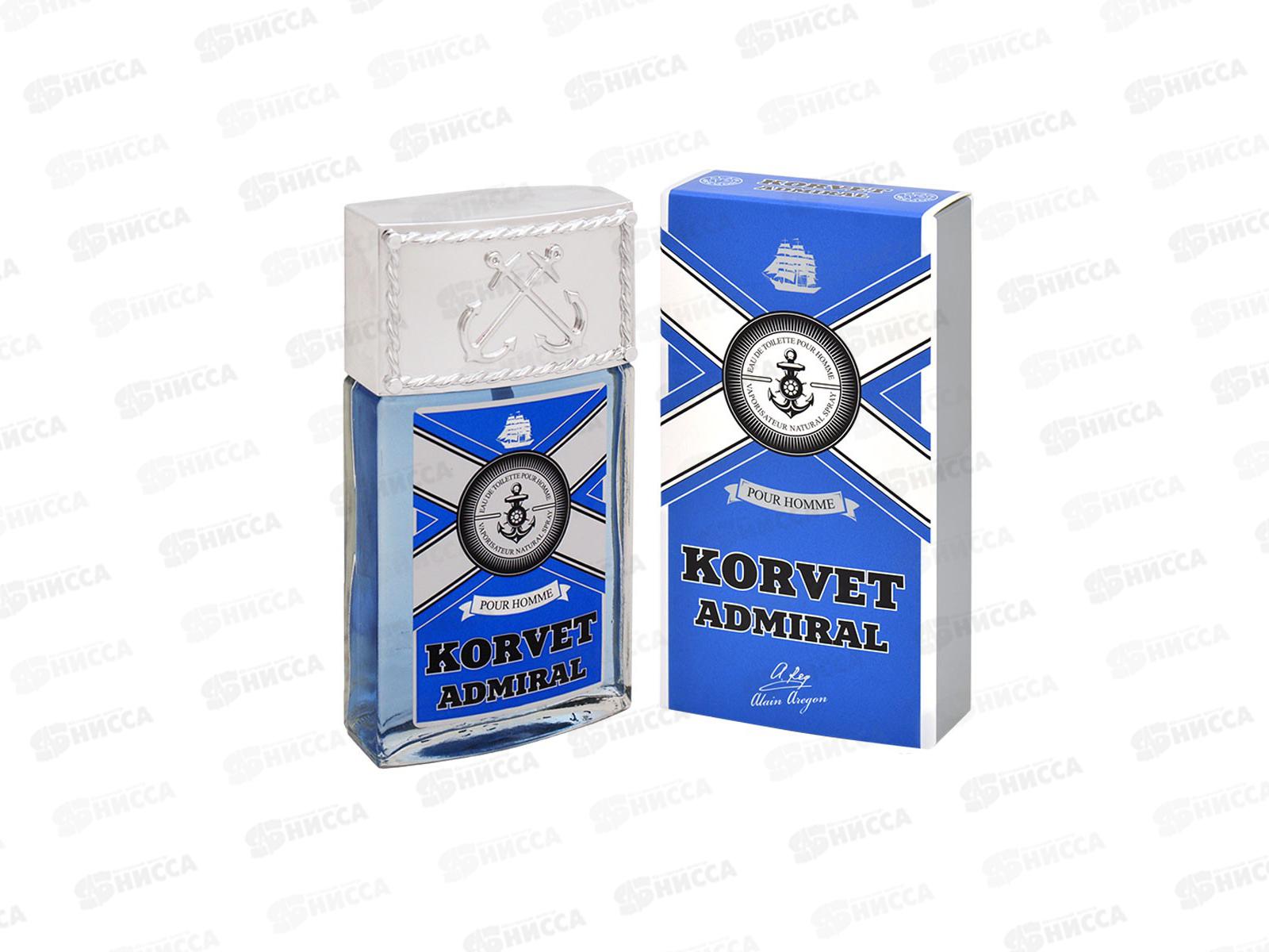 AAM 100мл Korvet Admiral, туалетная вода (мужская.) М