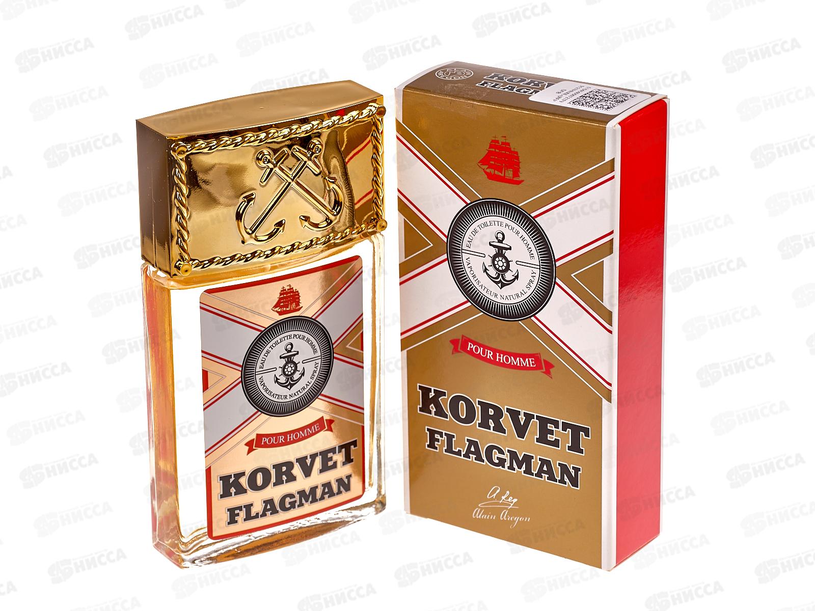 AAM 100мл Korvet Flagman, туалетная вода (мужская.) М