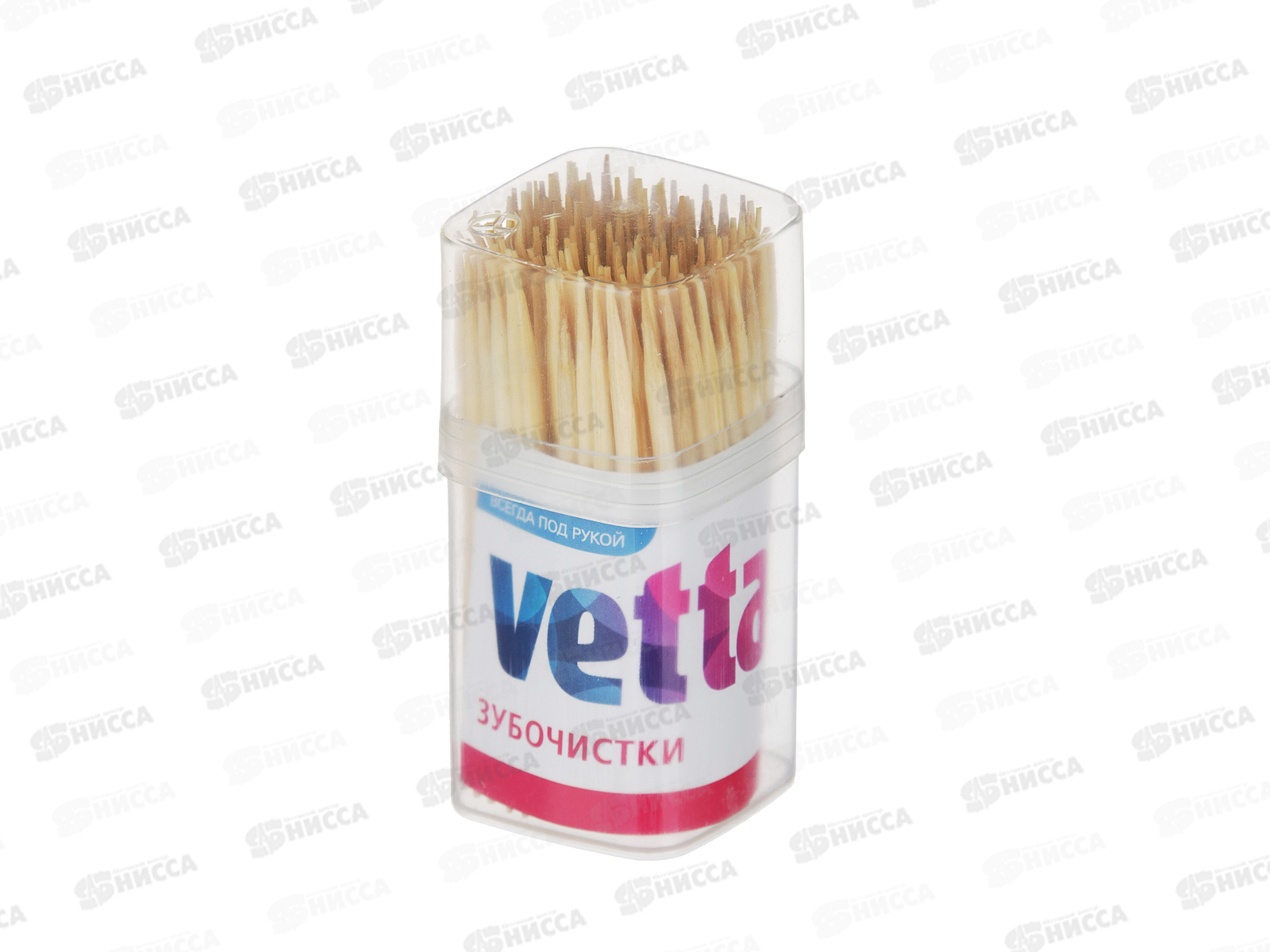 Зубочистки бамбук упаковка -150шт VETTA пластиковая упаковка.*12/600  437-240 г