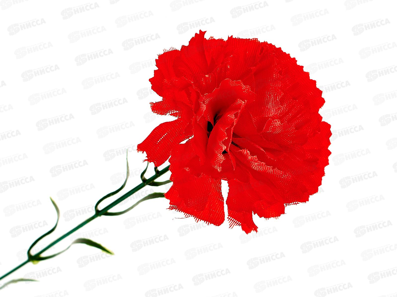 Цветы искусственные 37см гвоздика красный 1206476 *20