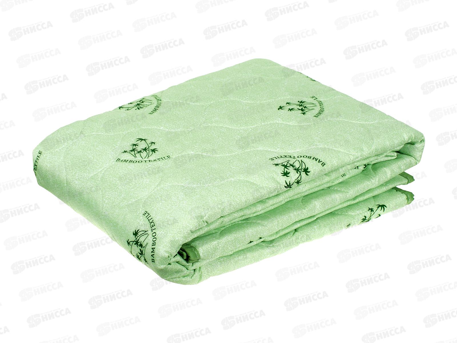 Одеяло Эконом бамбук облегченное 1,5 спальное 140х205 полиэстан  А 040