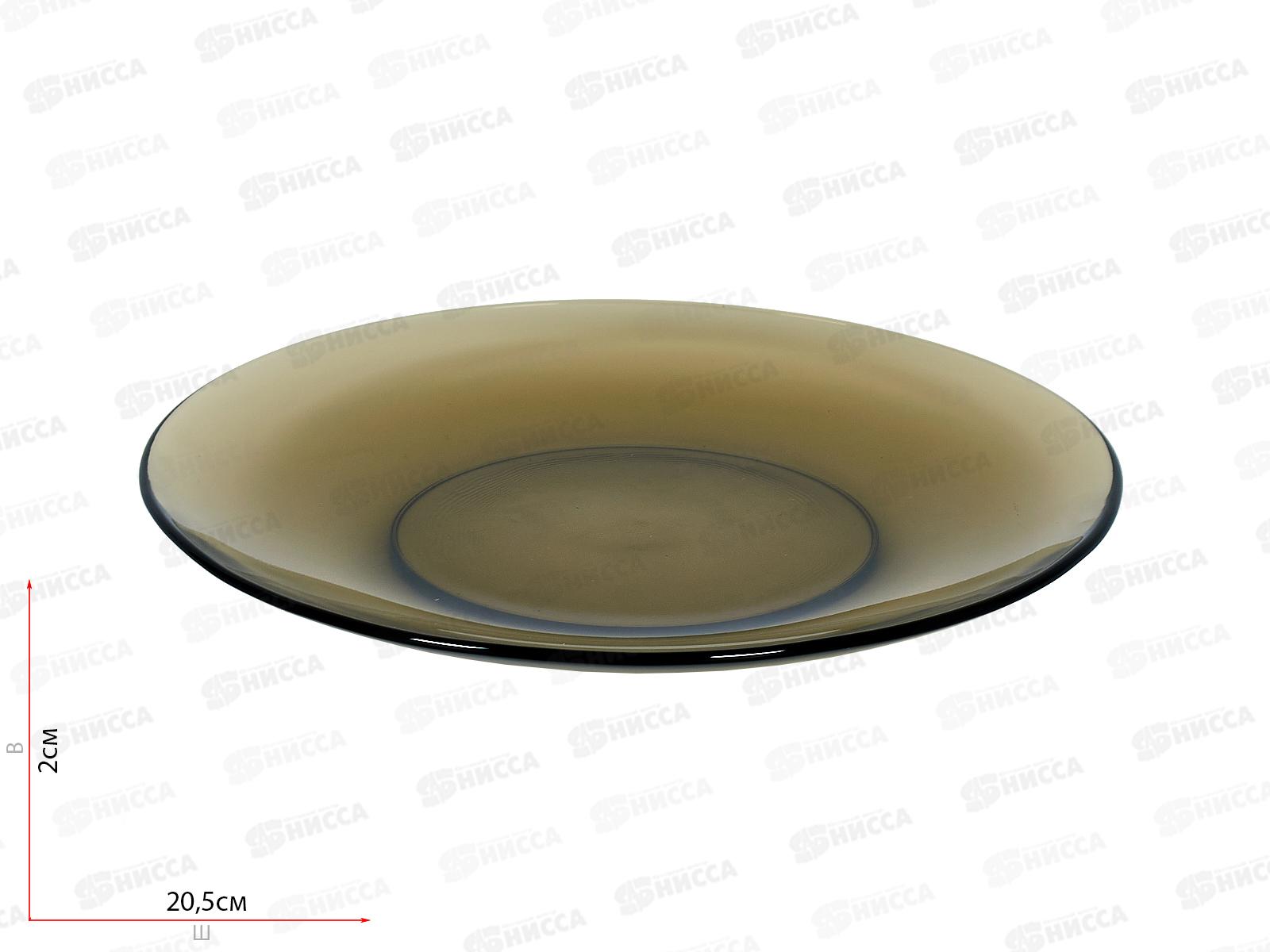 Тарелка BASILICO дымка  d-200mm 62072 обеденная *6