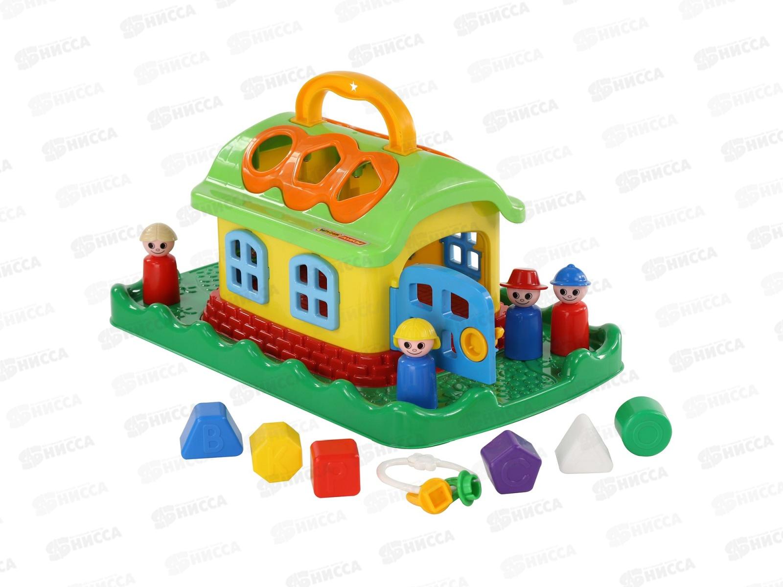 Сказочный домик на лужайке 48752 в сетке  *4