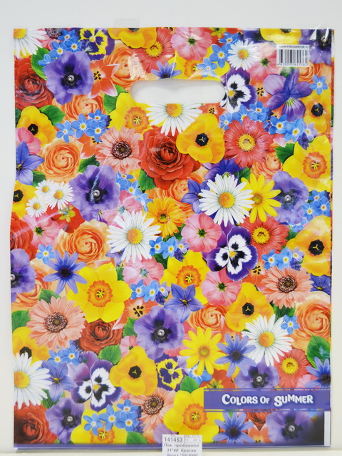 Пакет пробивной 31*40  Краски Лета *50/500