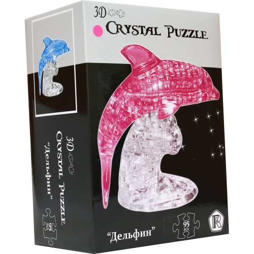 Пазл 3D Дельфин 9028 95дет.   в коробке *12  гб